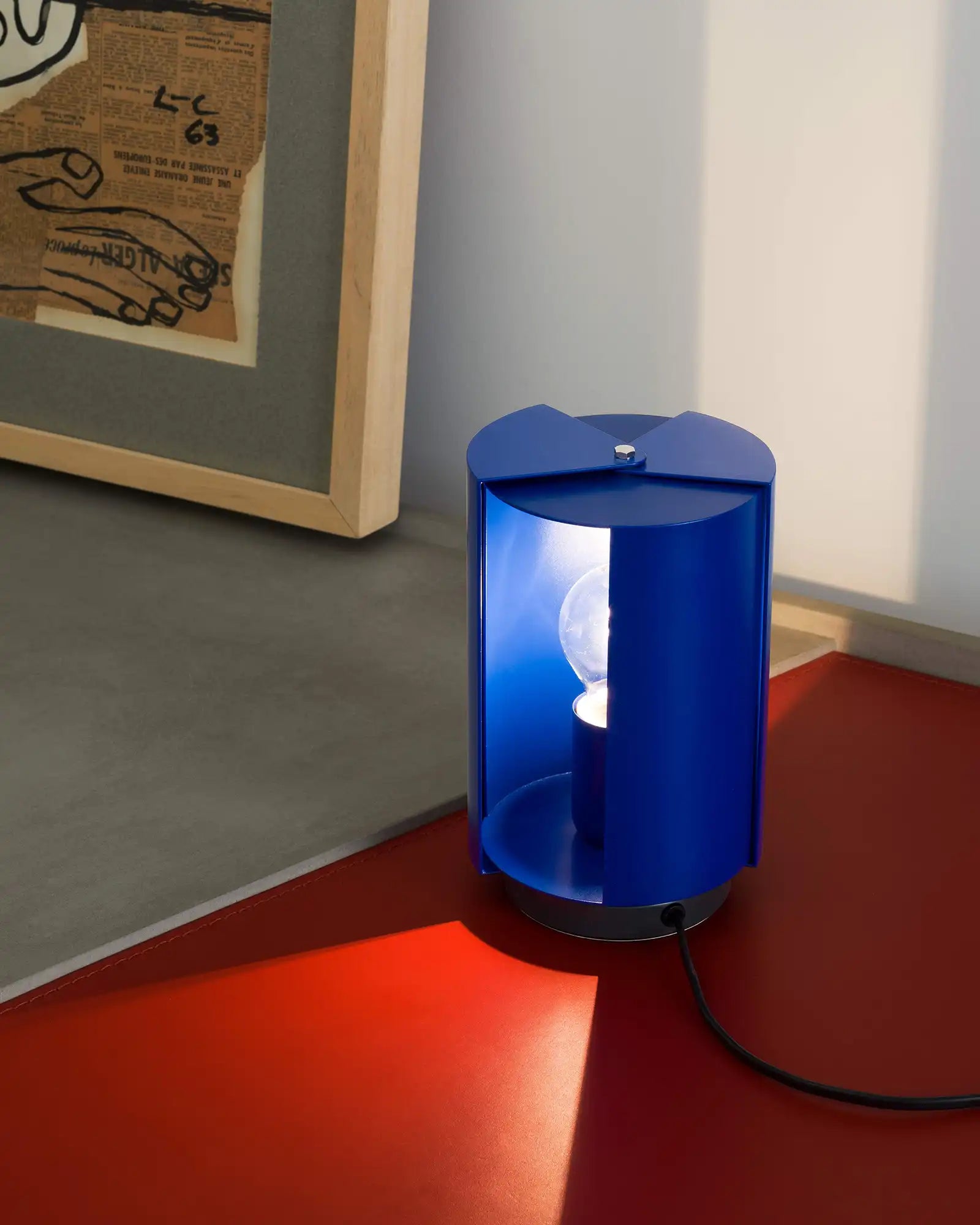 Pivotante A Poser Table Lamp in Blue by Nemo Lighting | Nook Collections