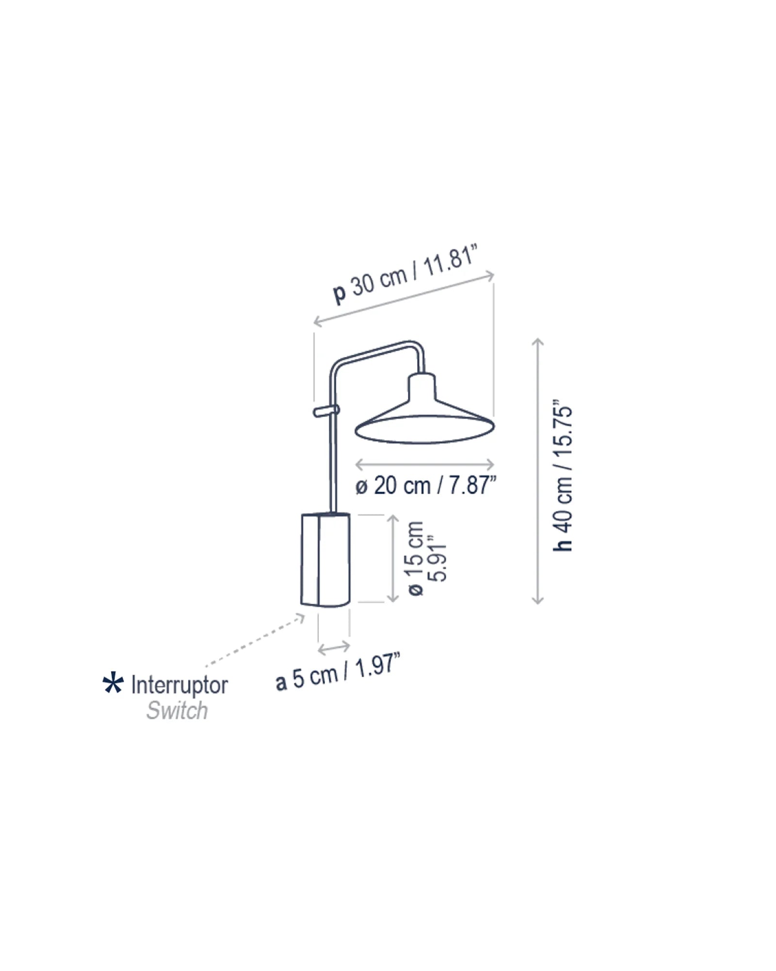 Platet A-02 Wall Light