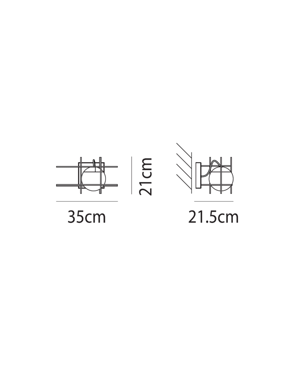 Plot Frame Wall Light