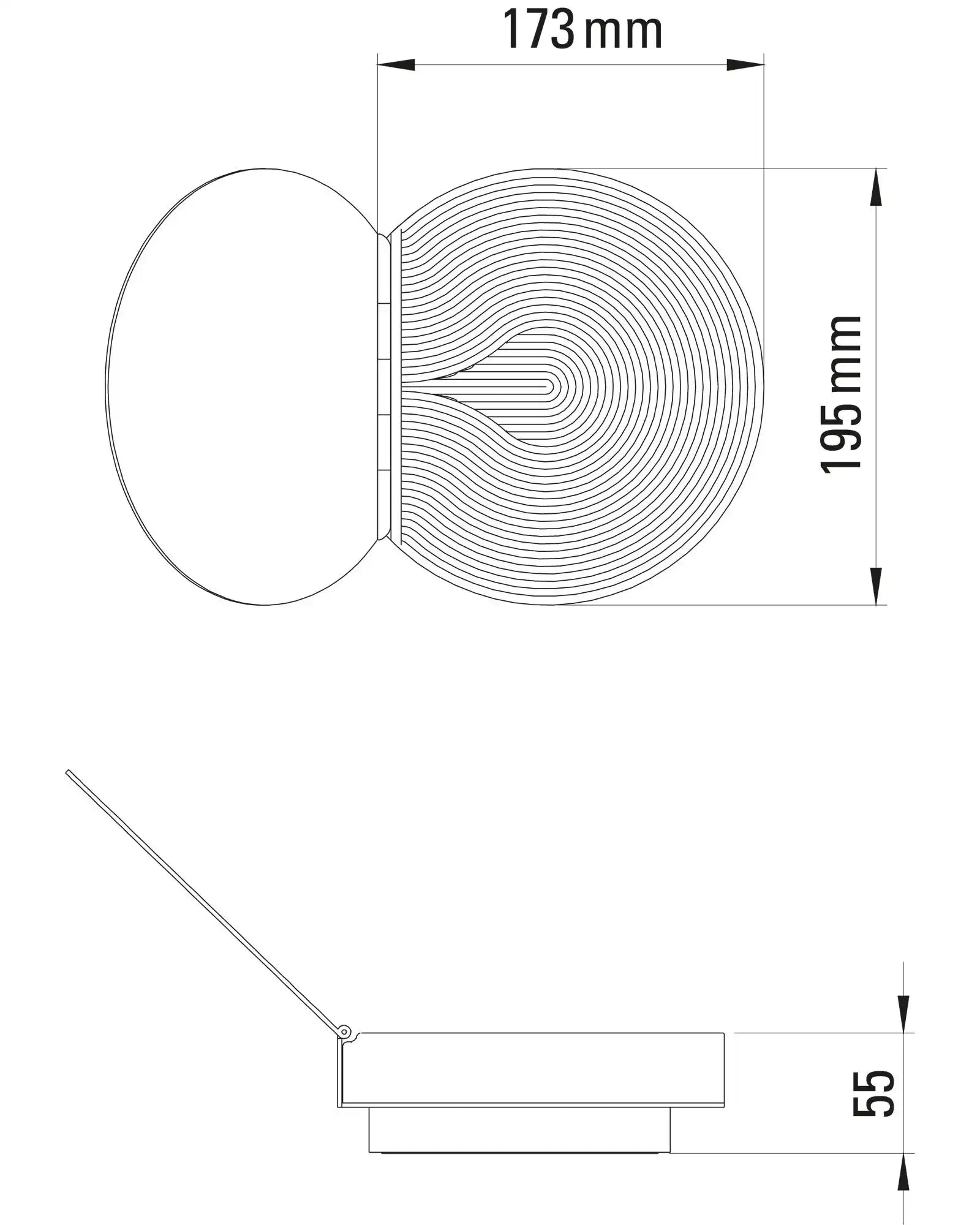 Poudrier Wall Light