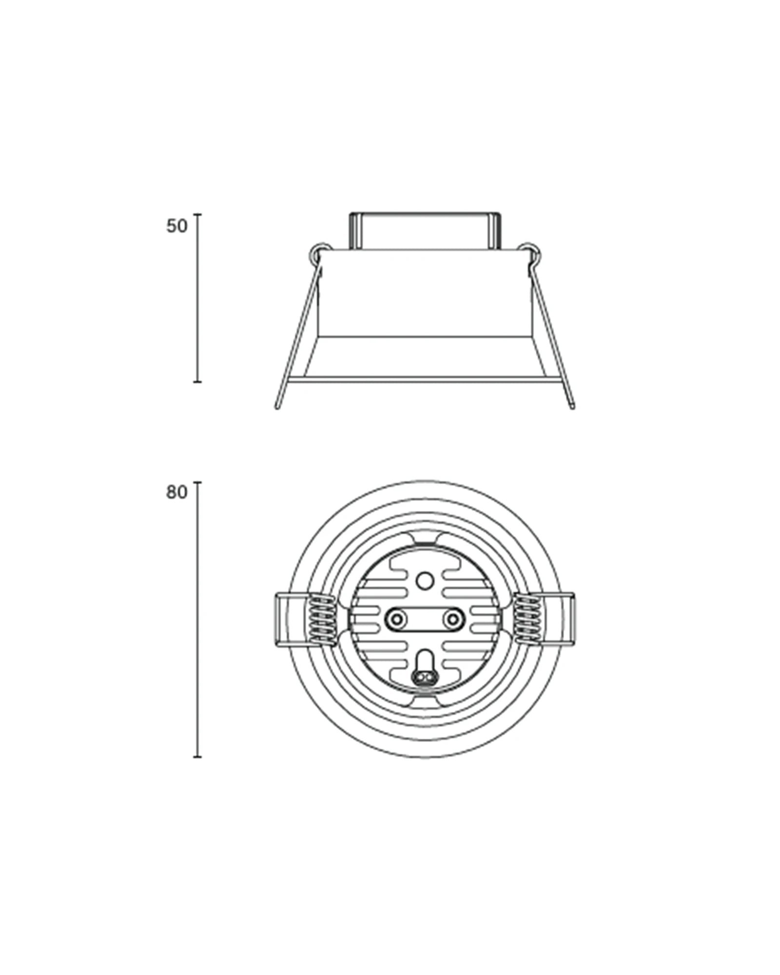 Punto 80 Fixed Recessed Downlight