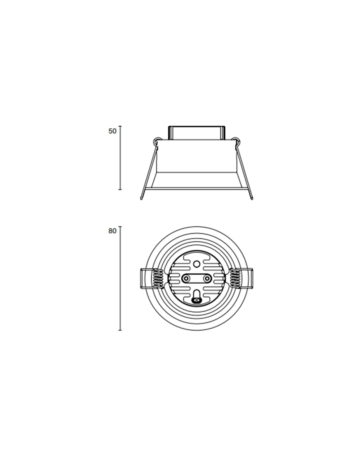 Punto 080 (DALI) Type 1 Directional Recessed Downlight