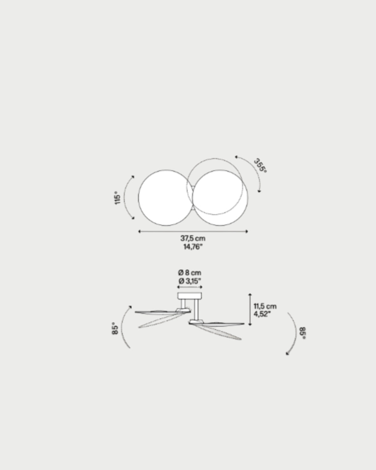 Puzzle Round Wall/Ceiling Light