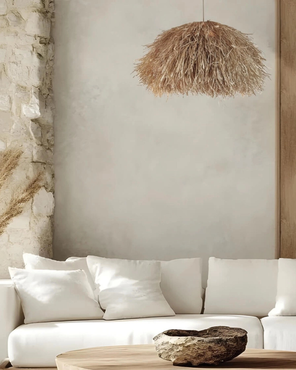 Raffia Pendant Light