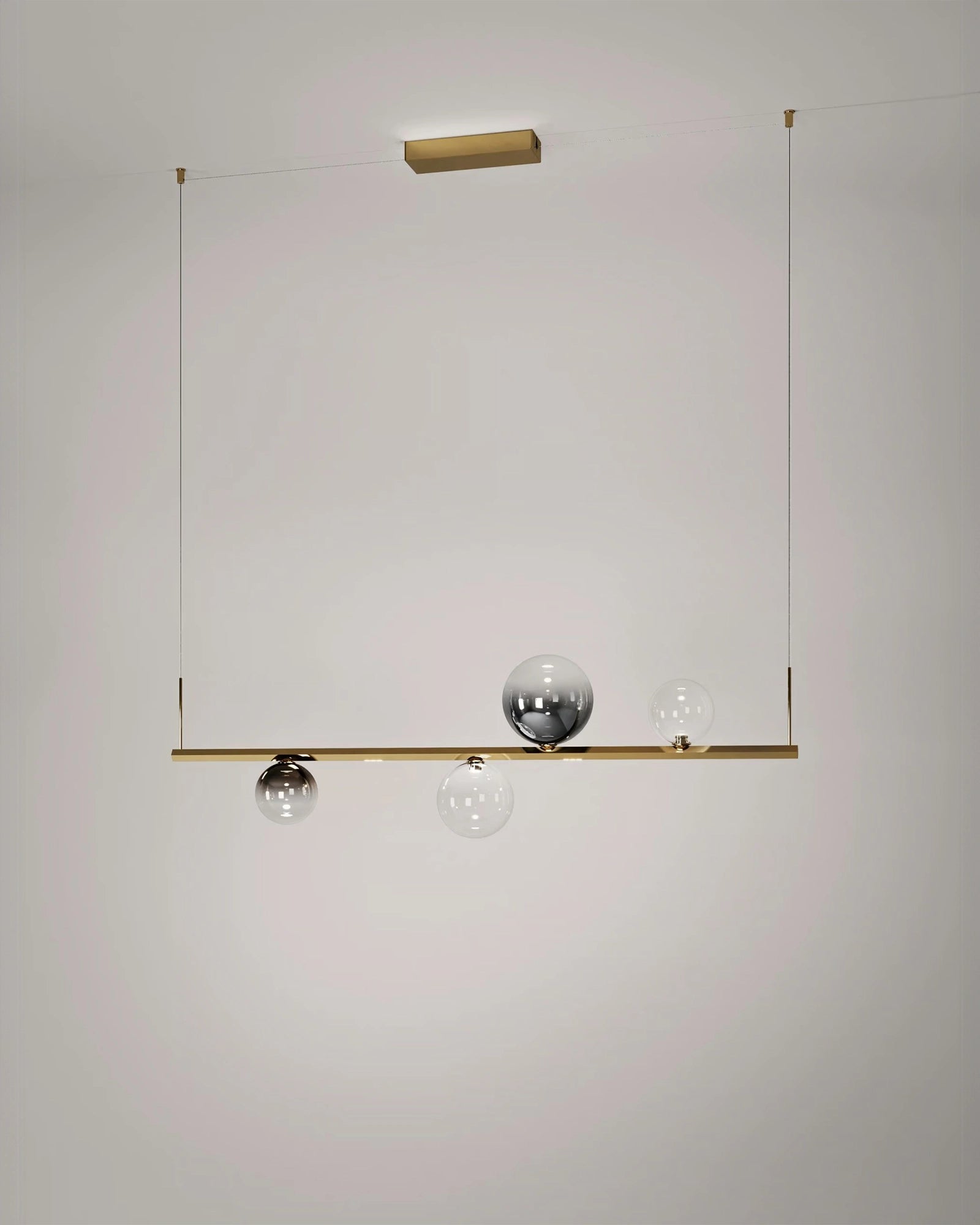 Random Stick 4lt Pendant Light