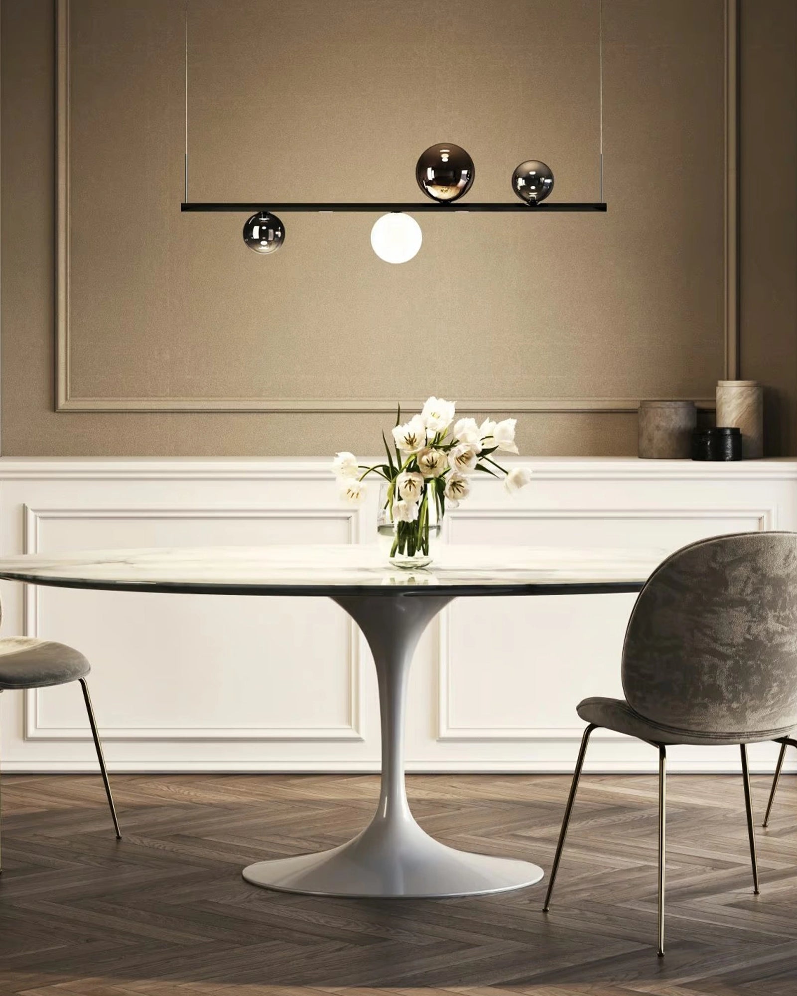 Random Stick 4lt Pendant Light