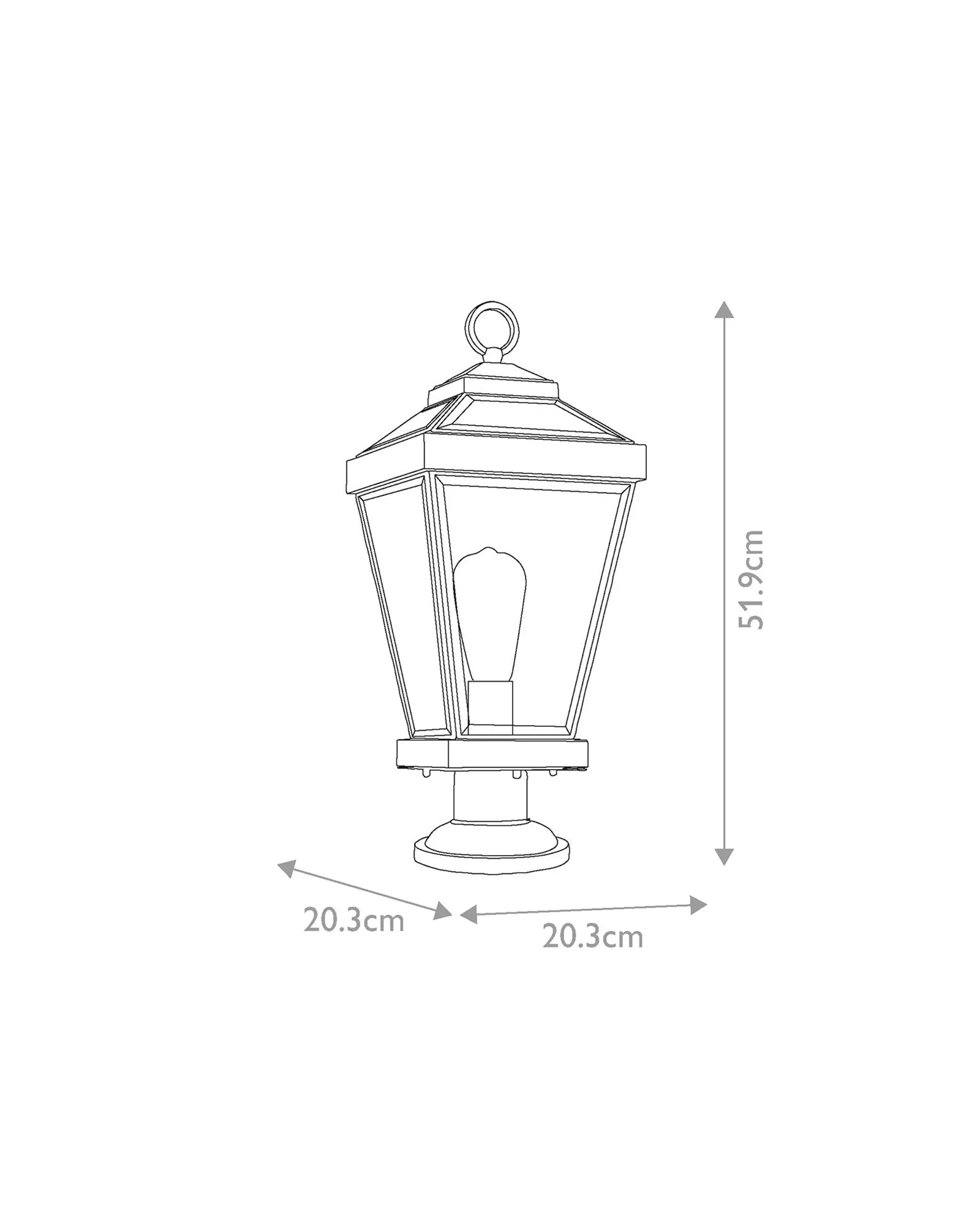 Ravine Pedestal Light