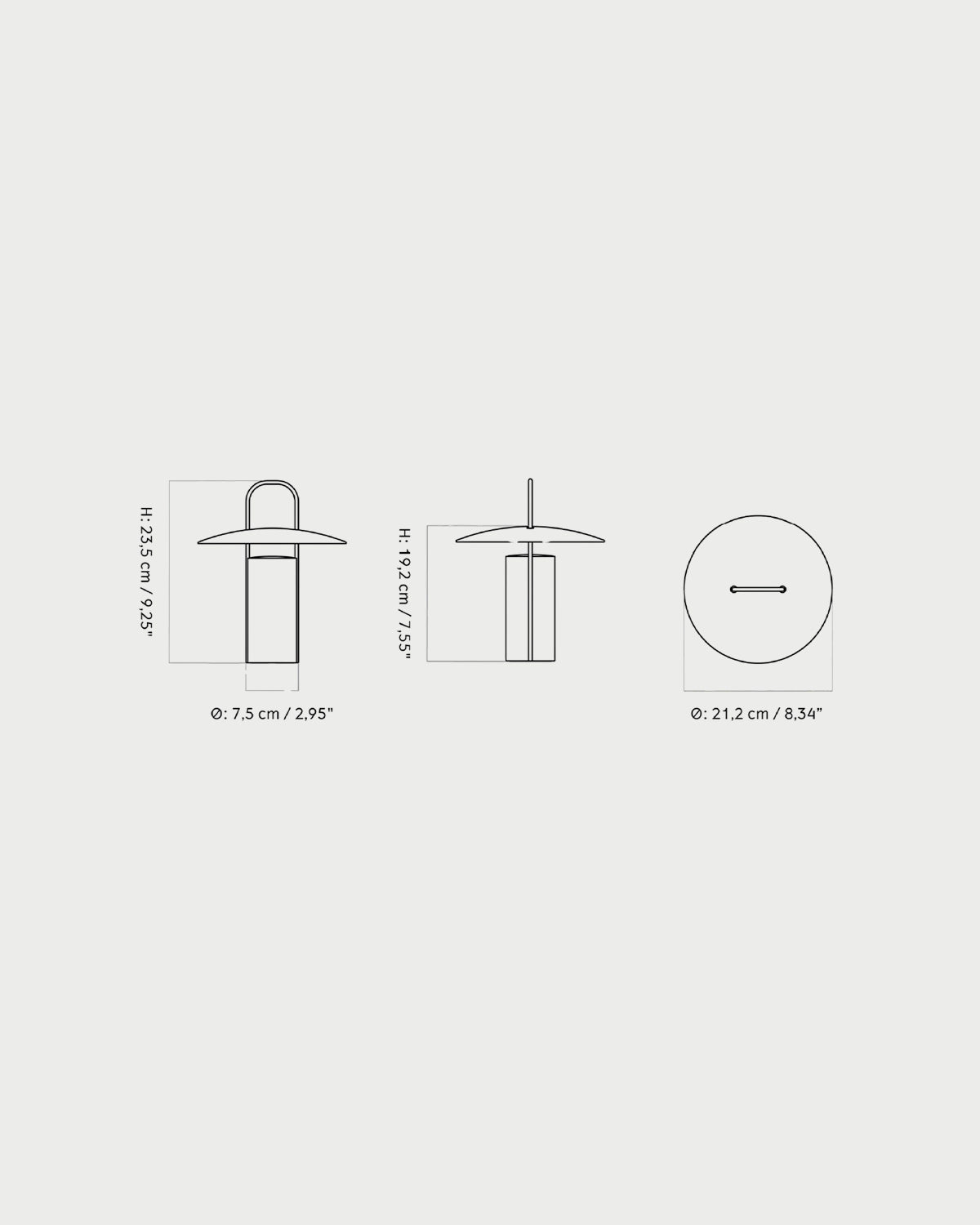 Ray Portable Table Lamp