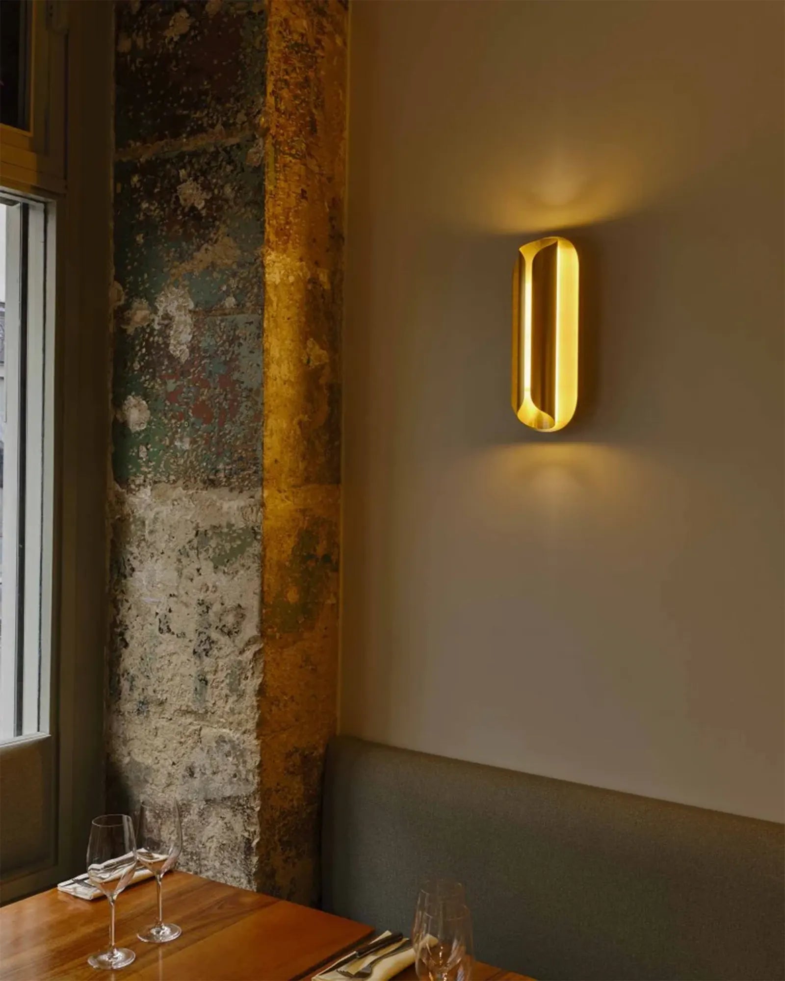 Rosalie Wall Light by DCW Editions featured within a restaurant | Nook Collections