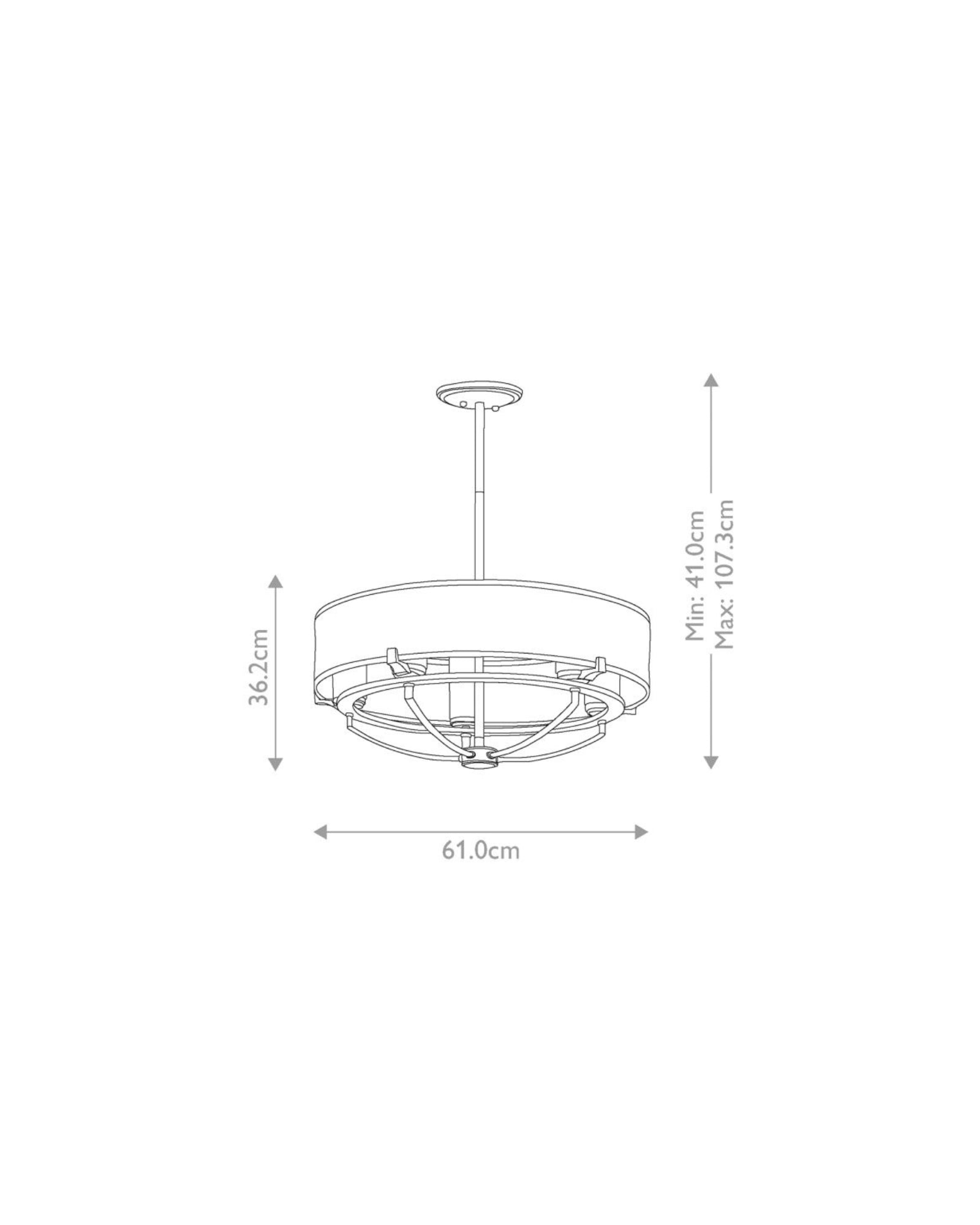 Saldana 5lt Chandelier