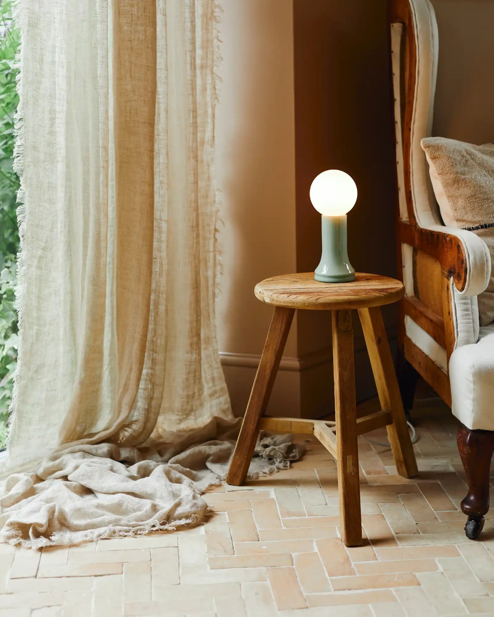 Shore Table Lamp by Tala featured within a contemporary living room | Nook Collections