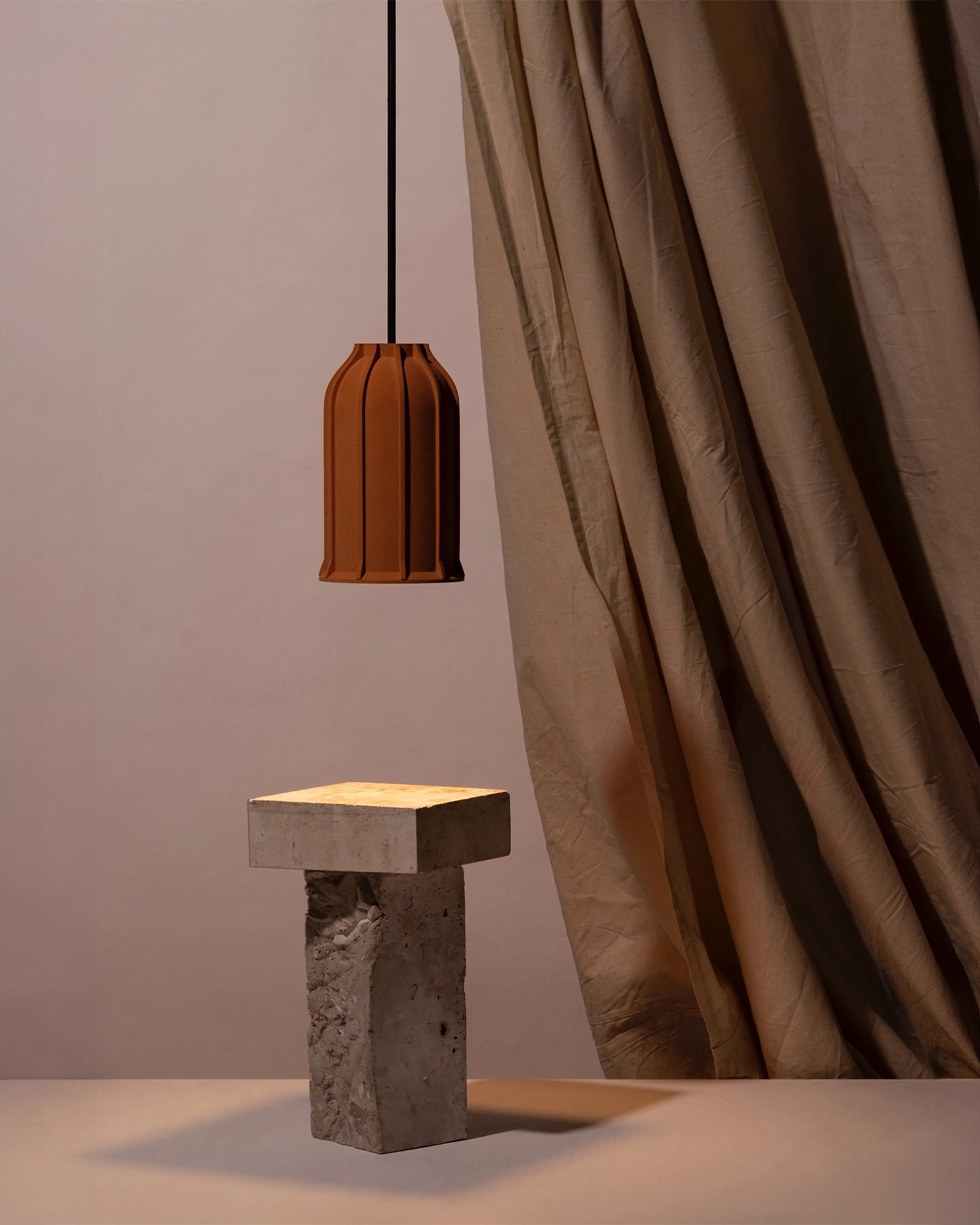 Skeleton U Pendant Light