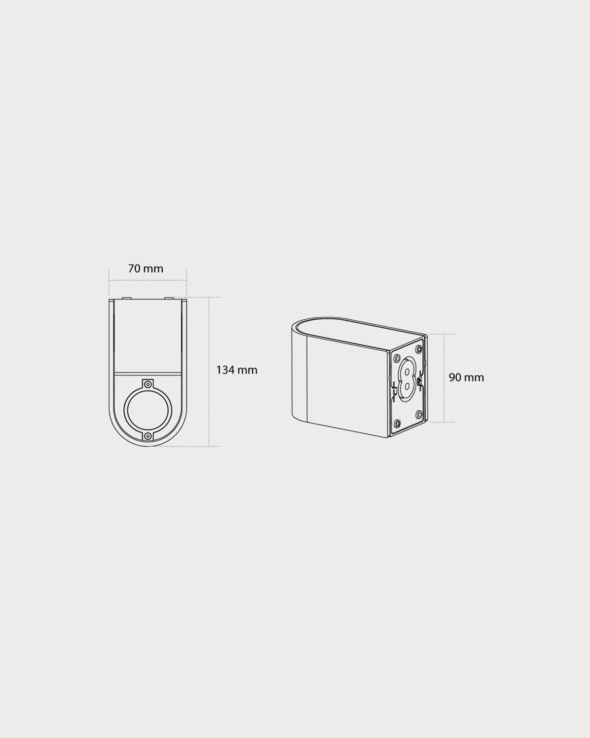 Slide Fixed Outdoor Wall Light