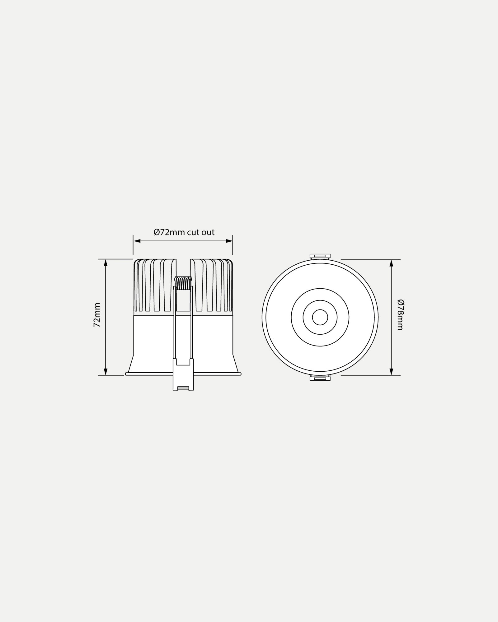 Sola Outdoor Downlight