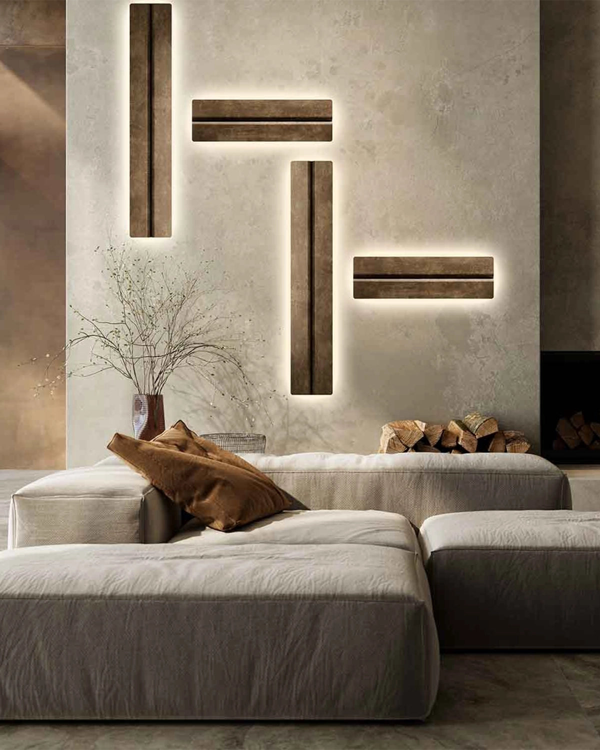 Split Long Wall Light