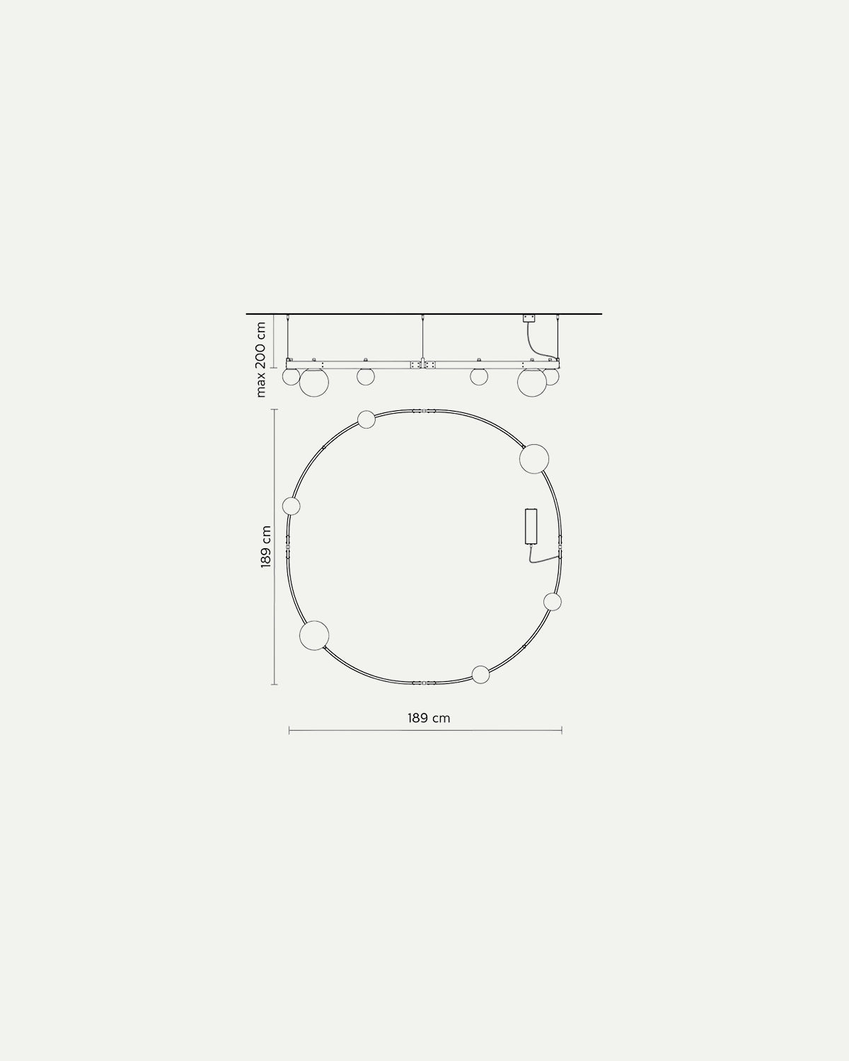 Stant Circular Pendant Light