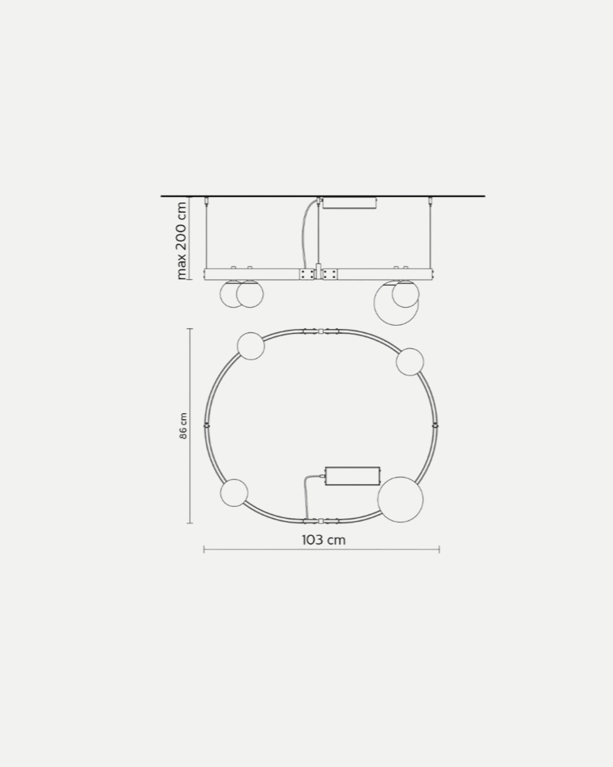 Stant Circular Ceiling Light