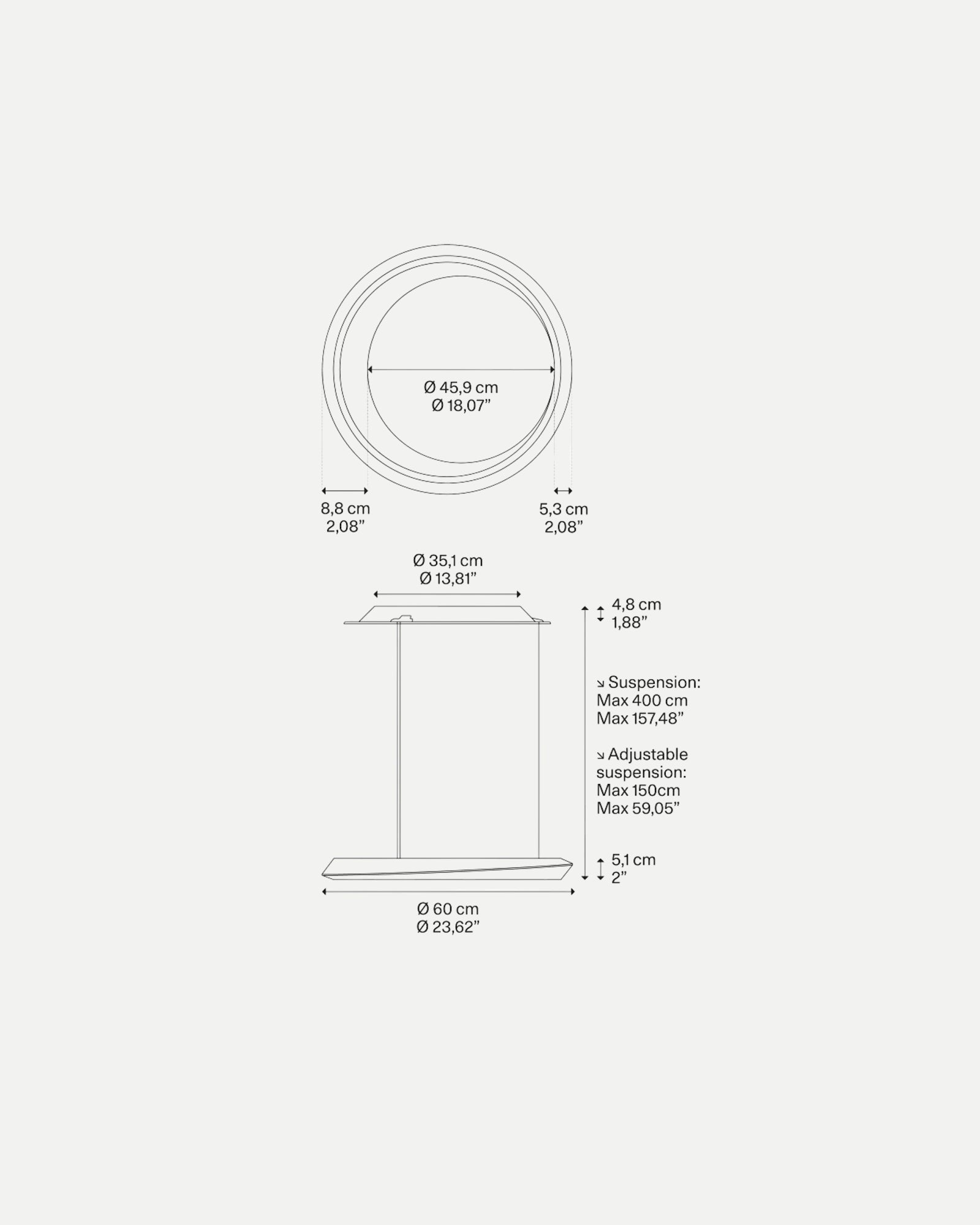 Tidal Pendant Light
