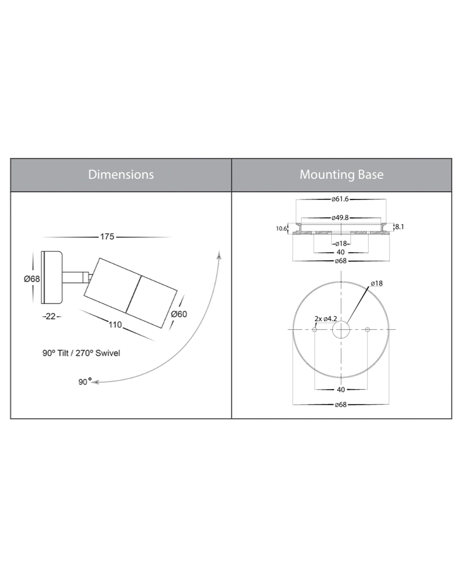 Tivah Adjustable Wall Light
