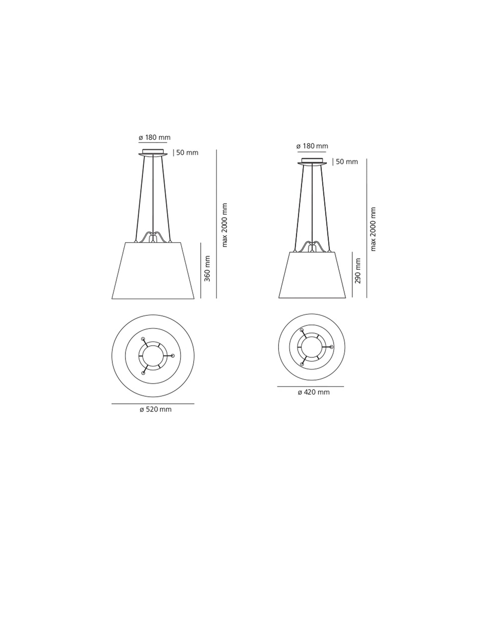 Tolomeo Mega Pendant Light