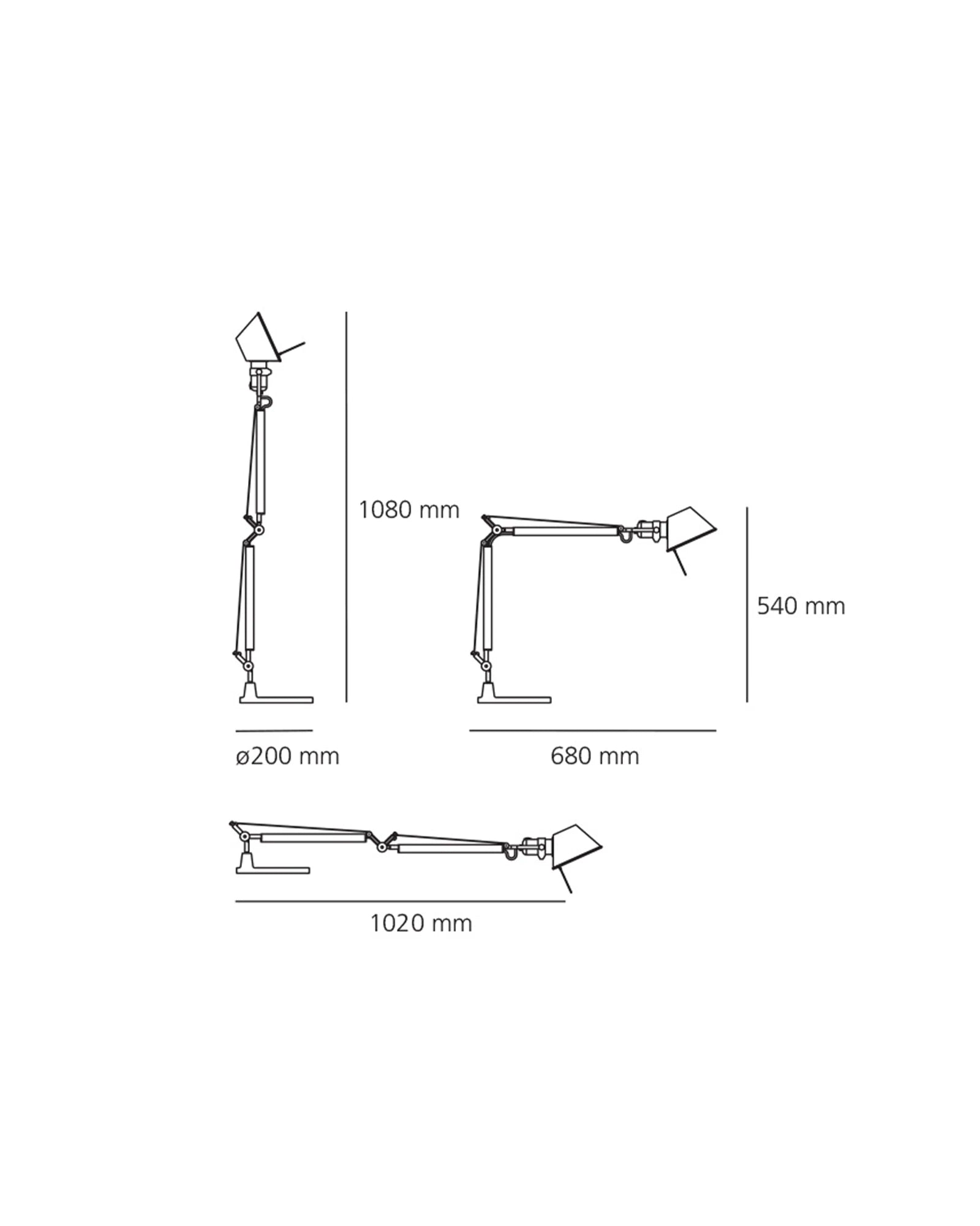 Tolomeo Mini LED Table Lamp