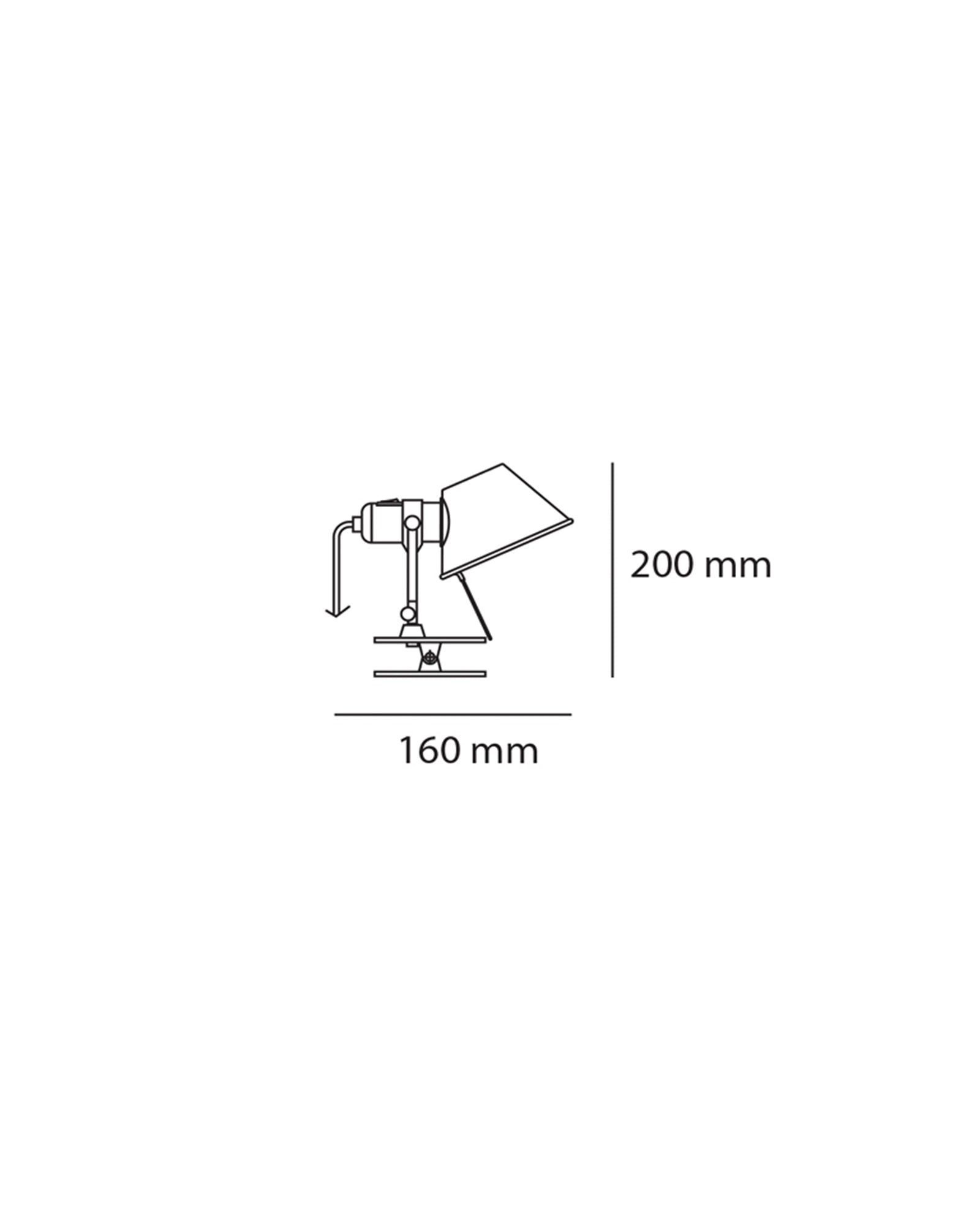 Tolomeo Pinza LED Wall Light