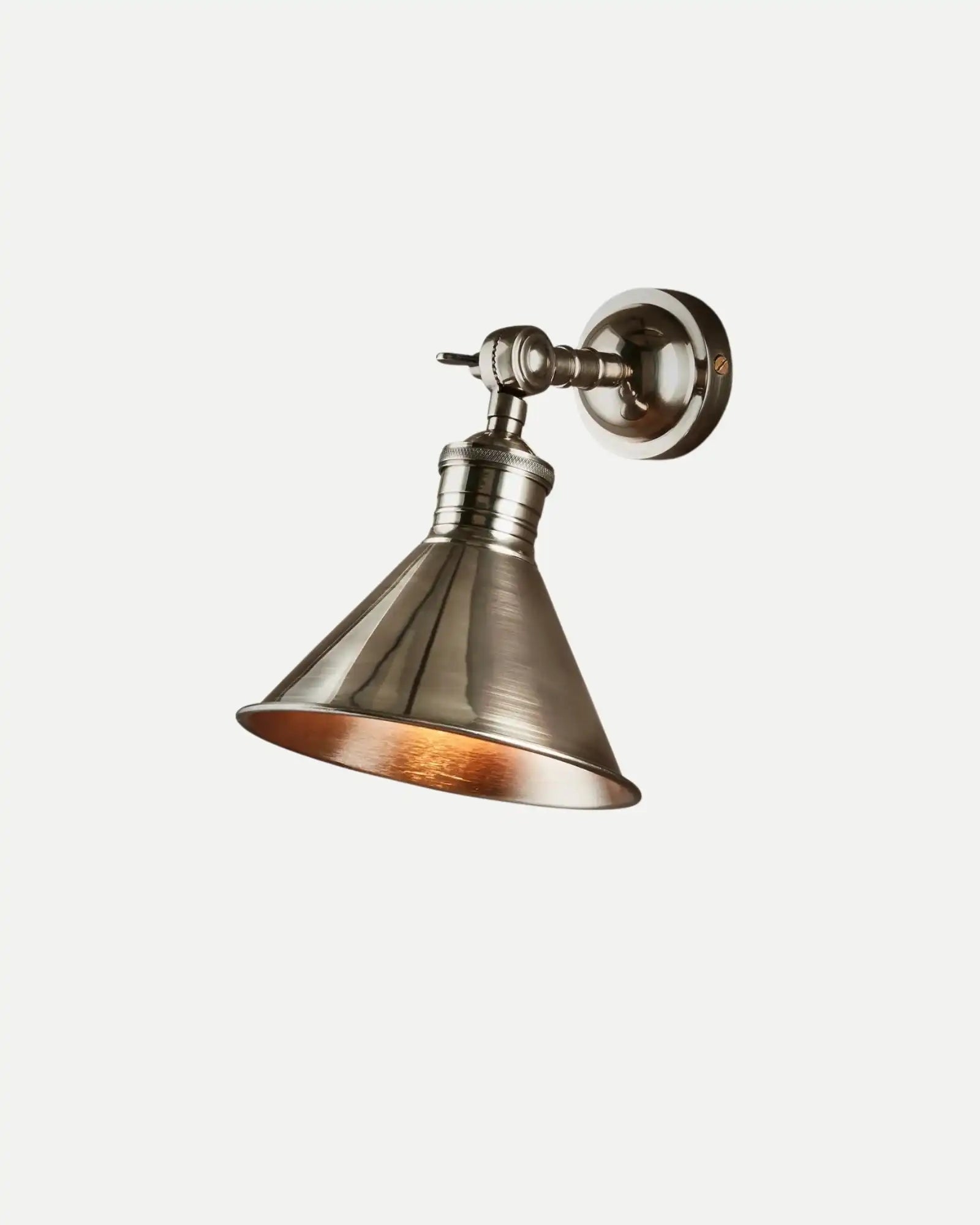 Ventura Wall Light Silver by Emac & Lawton | Nook Collections