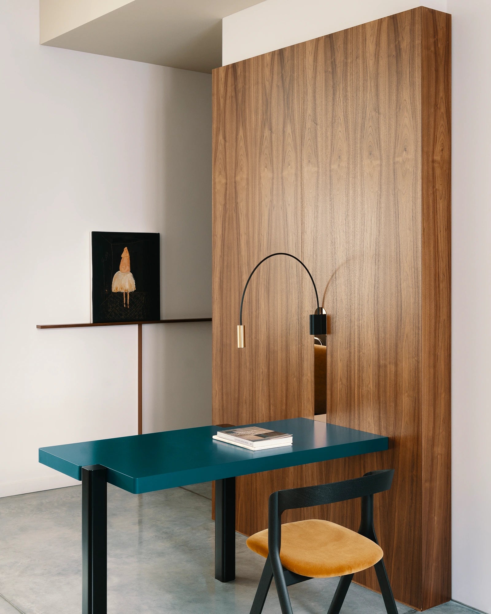 Volta Wall Light by Estiluz Lighting, task lighting over a desk
