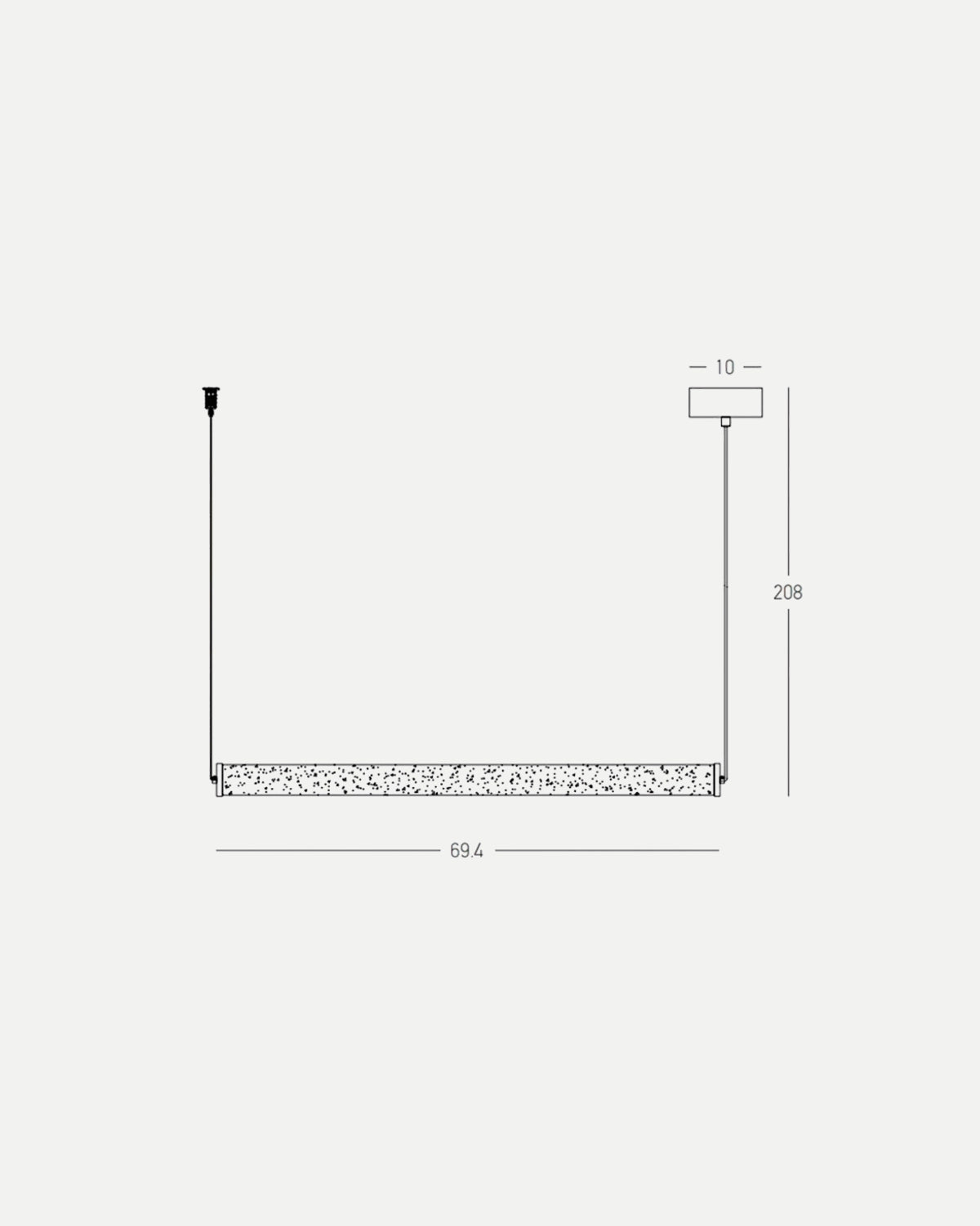 Zeus Horizontal Pendant Light