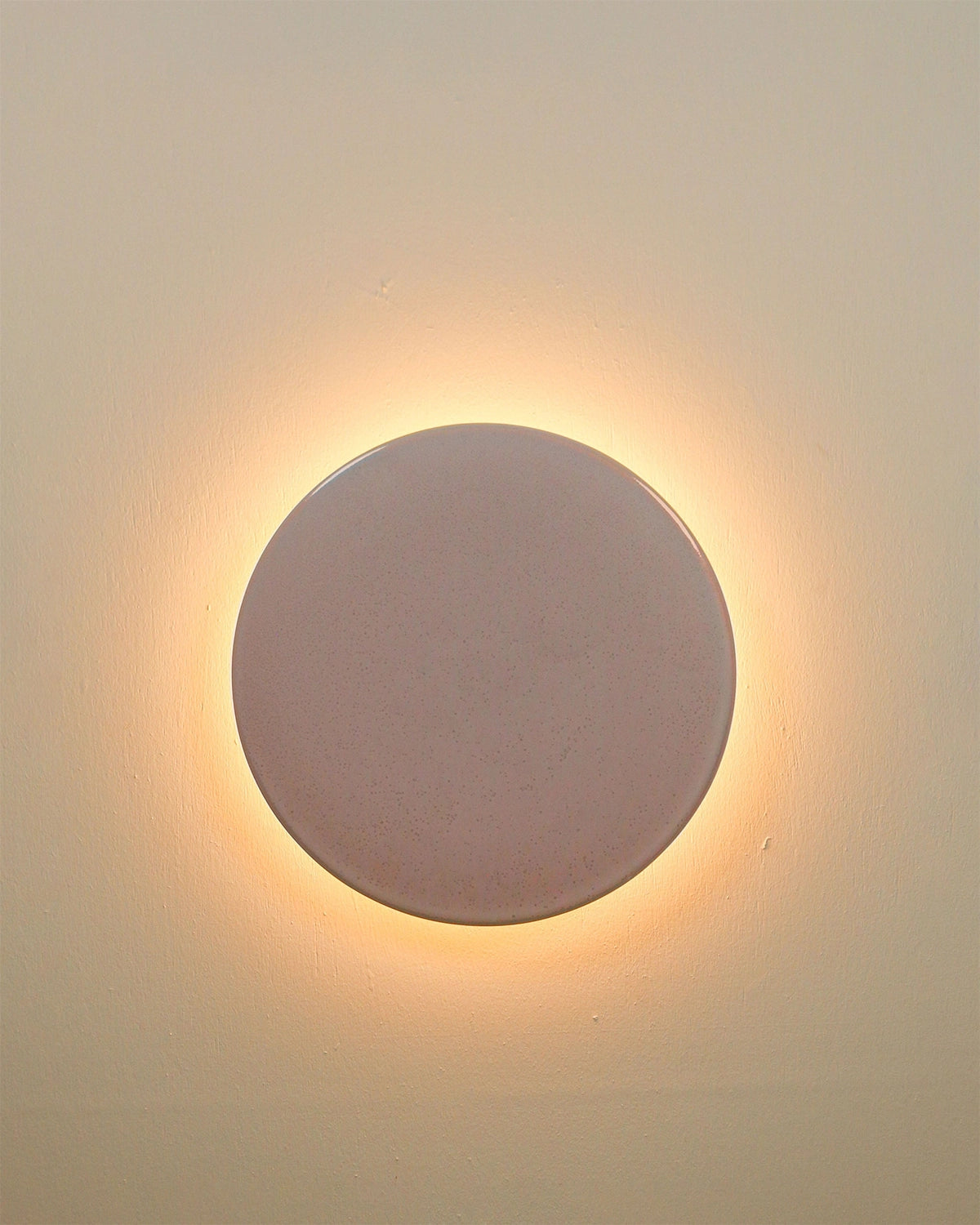 Backlit Disc Wall Light