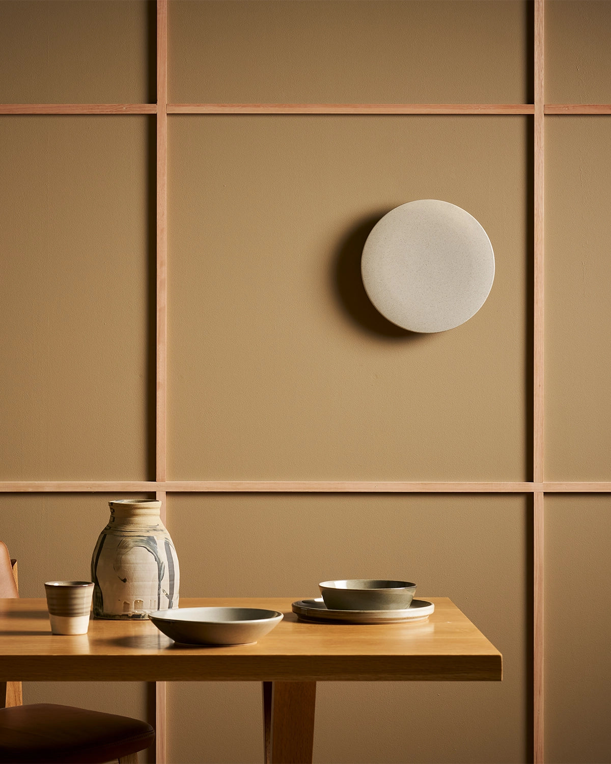 Backlit Disc Wall Light