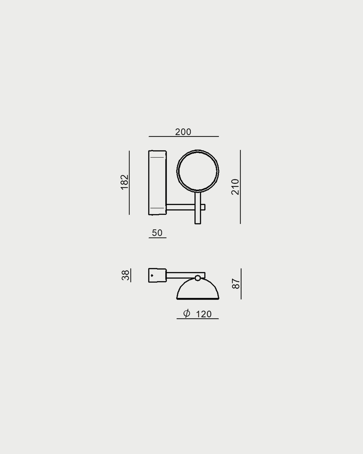 Nido Wall/Ceiling Light