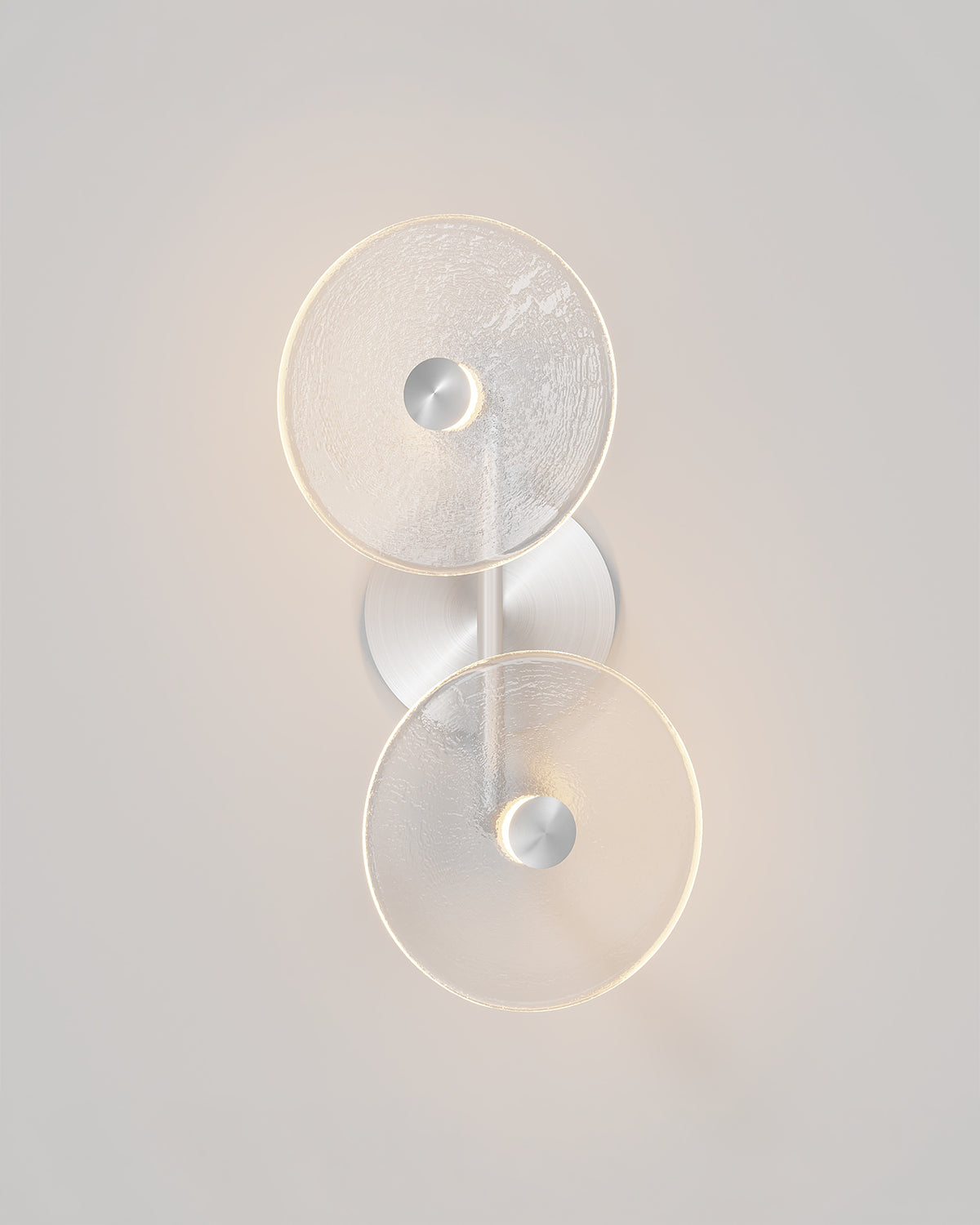 Coral Duo Rod Off Centred Wall Light