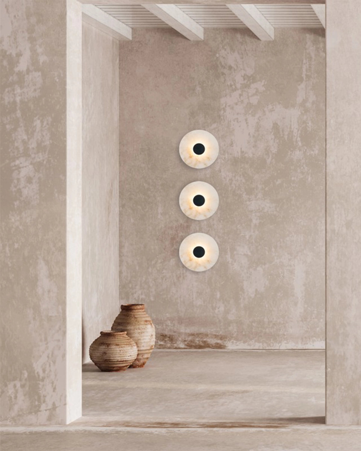 Zeus Discus Wall Light