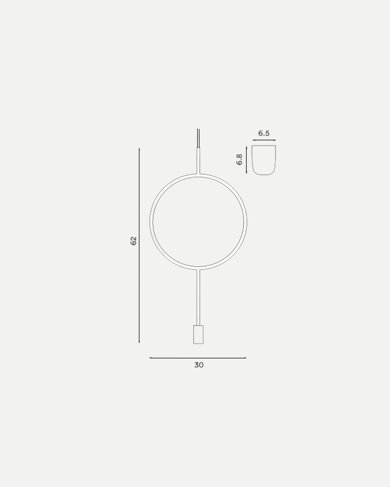 Circle Pendant Light