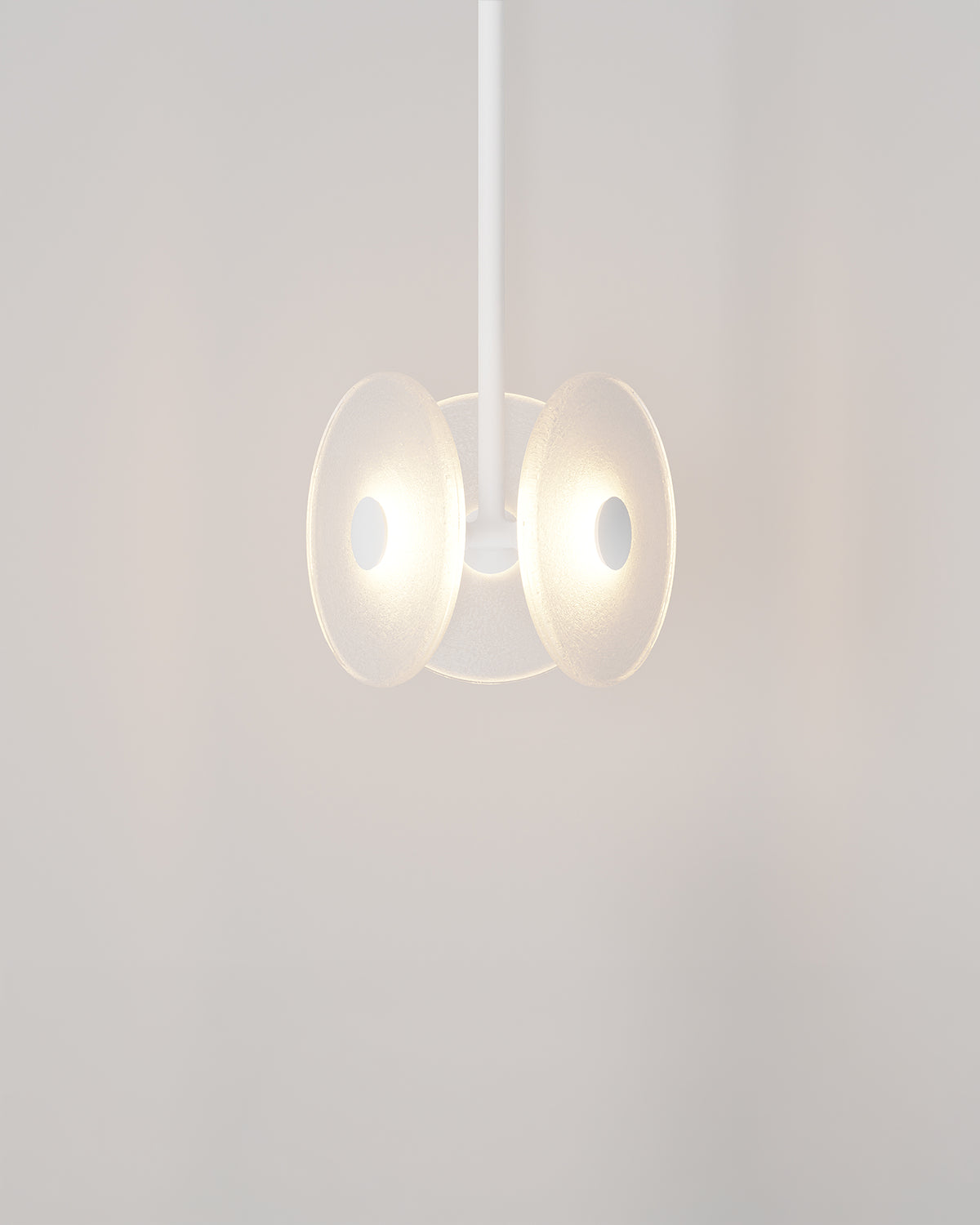Coral Tri Rod Pendant Light