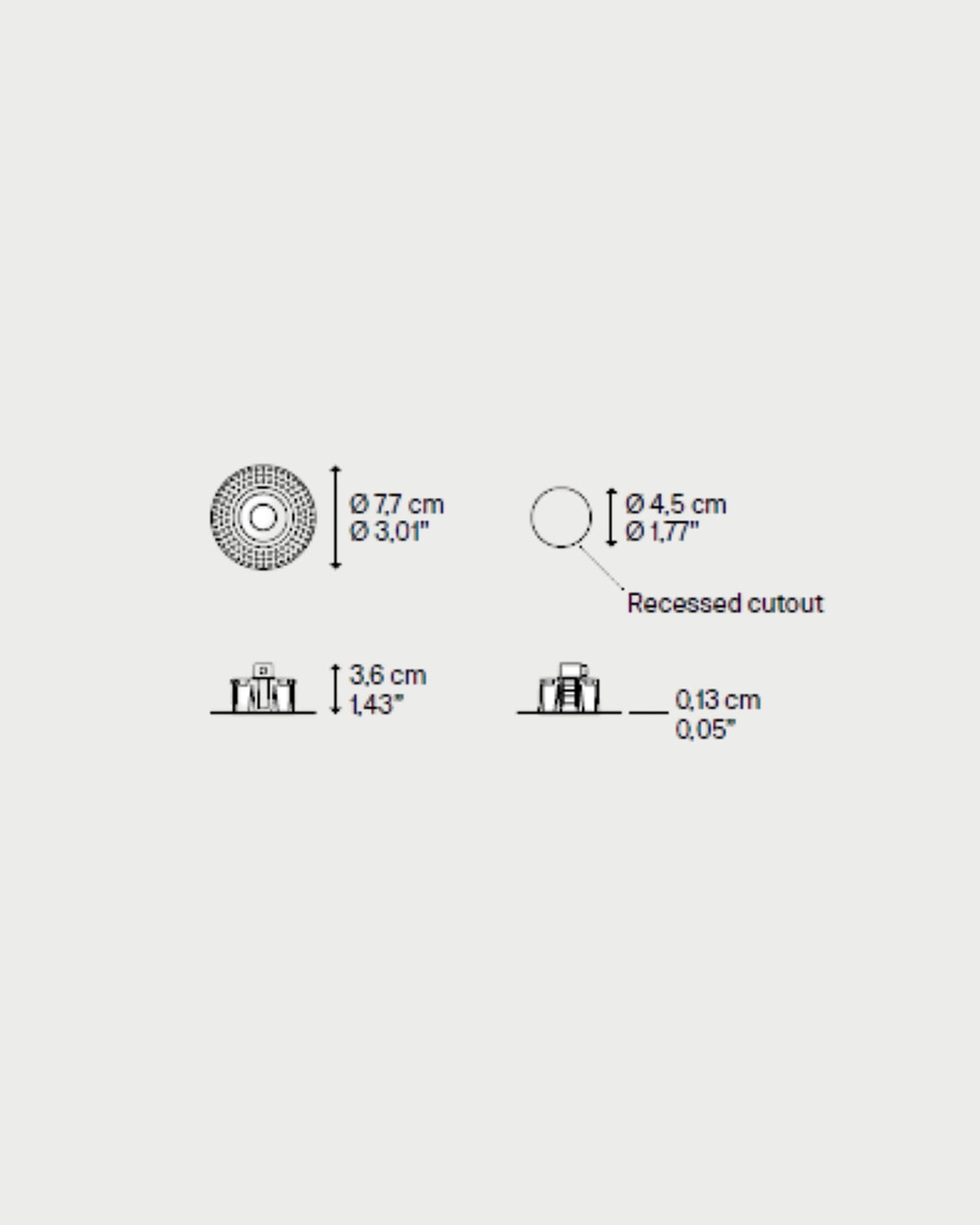 Recessed Micro Trimless