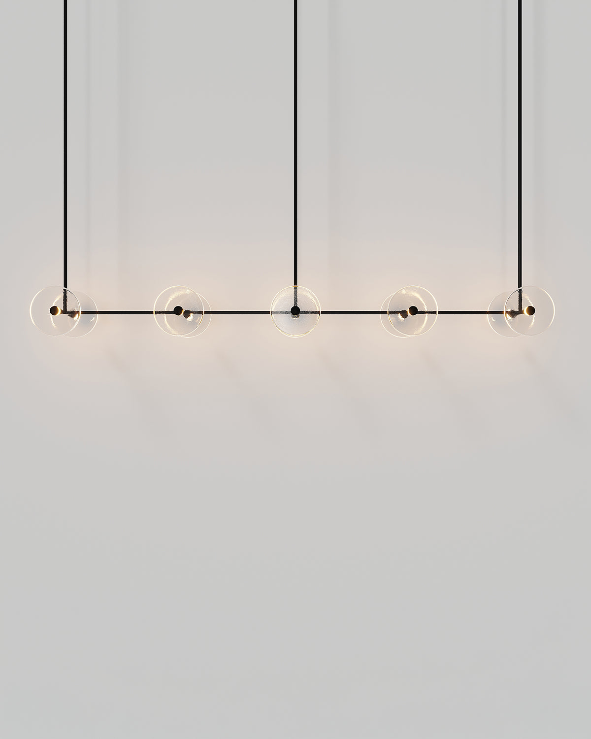 Coral Linear Rod 10 Pendant Light