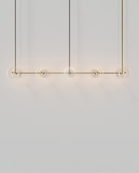 Coral Linear Rod 10 Pendant Light