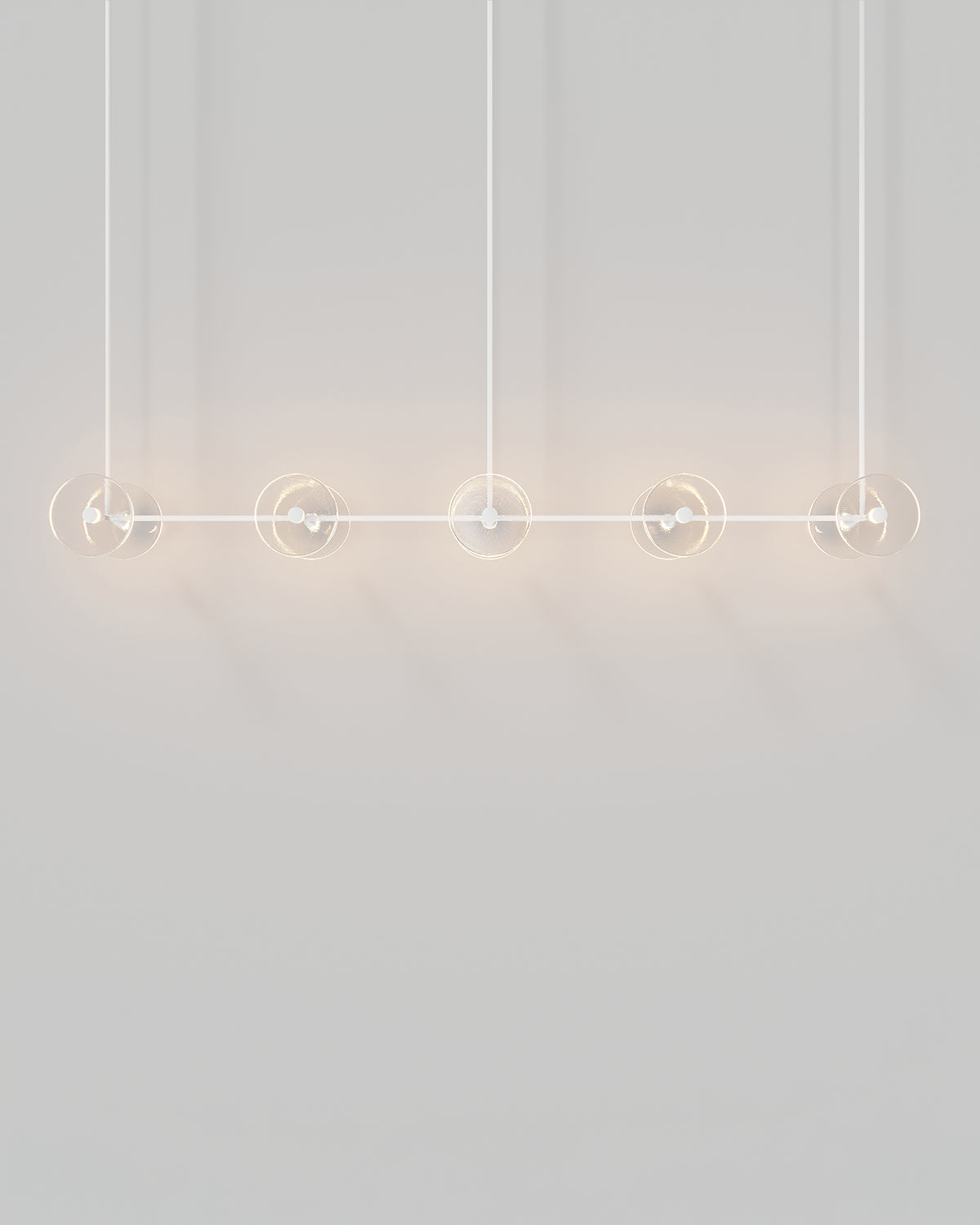 Coral Linear Rod 10 Pendant Light