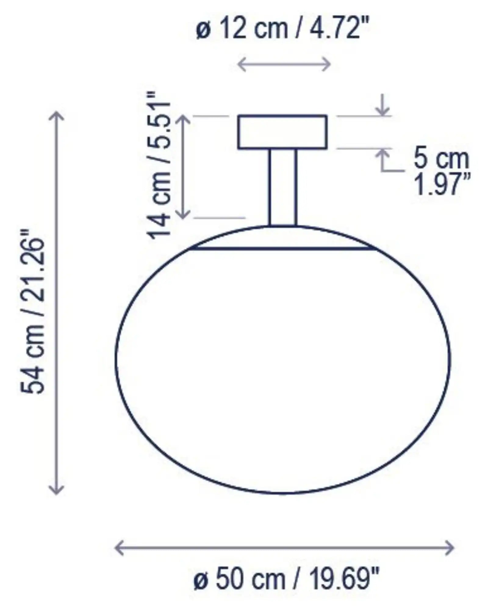 Elipse Outdoor Ceiling Light