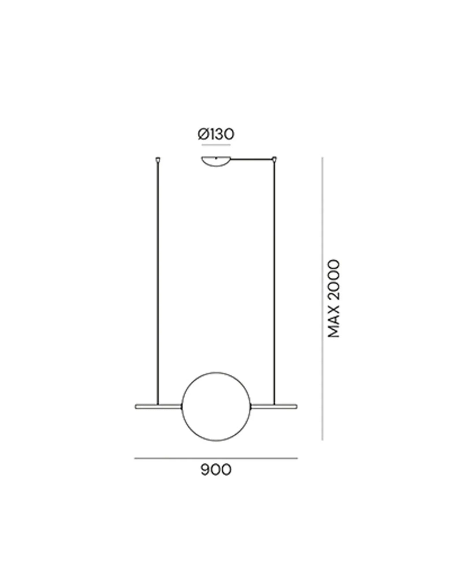 Alma 1lt Pendant Light