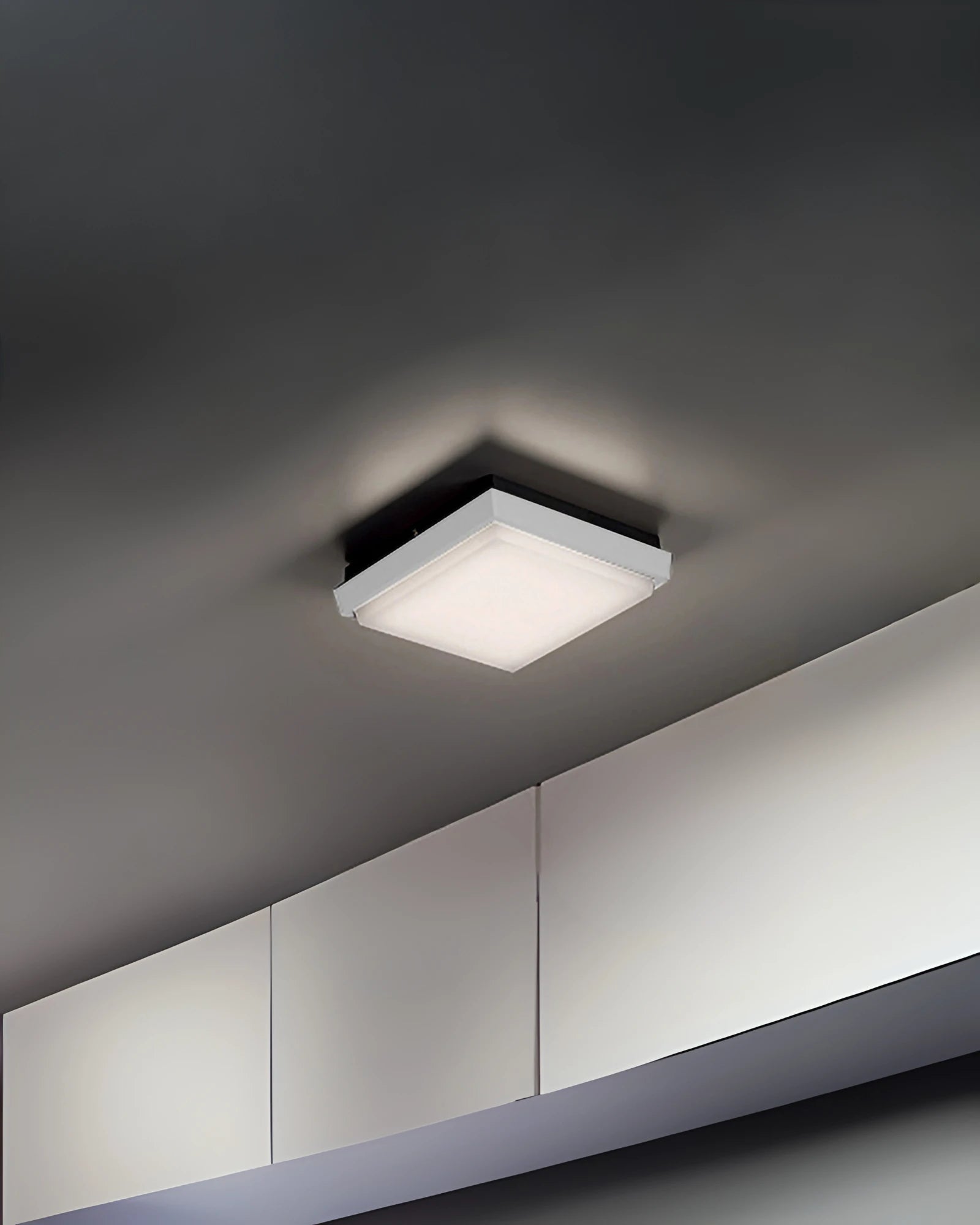 Alu Wall Square Ceiling Light