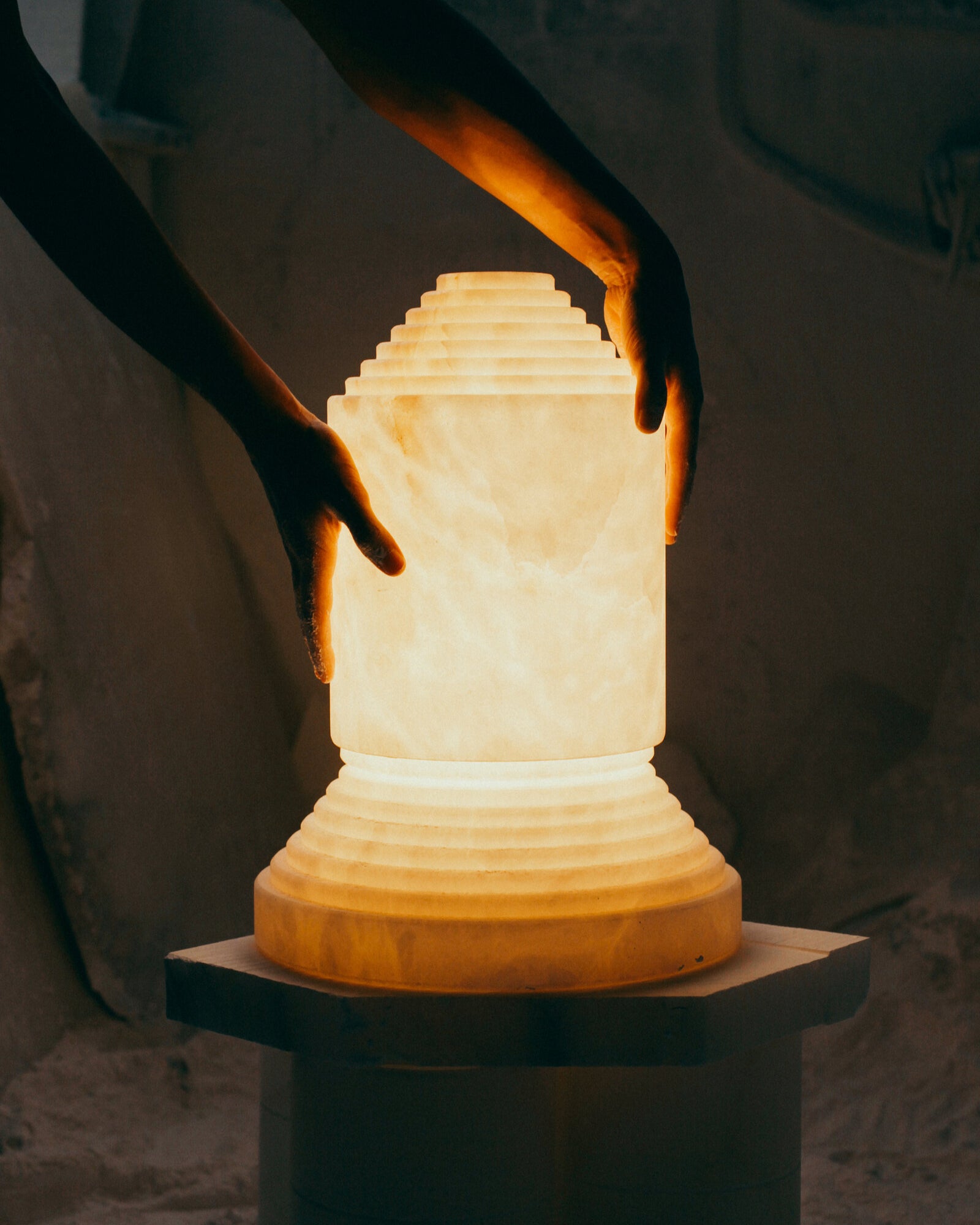 Babel Alabaster Table Lamp