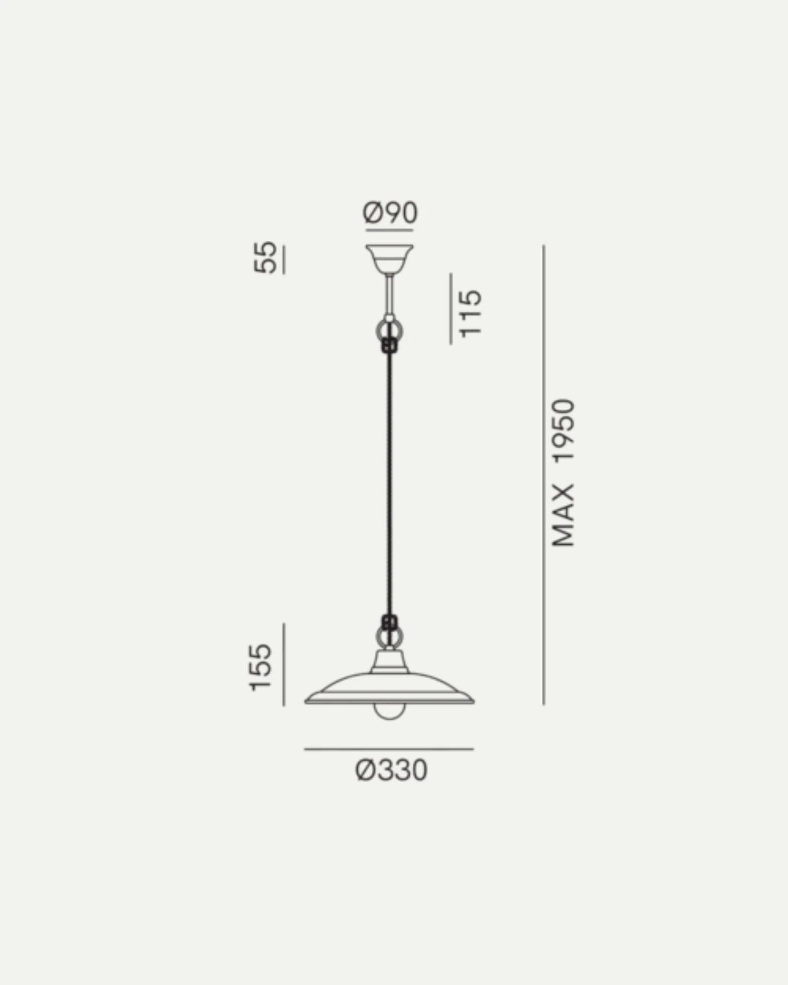 Barchessa Pendant Light