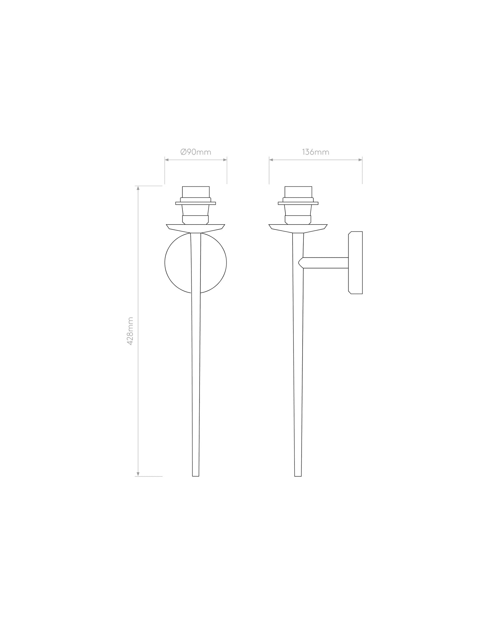 Beauville Wall Light