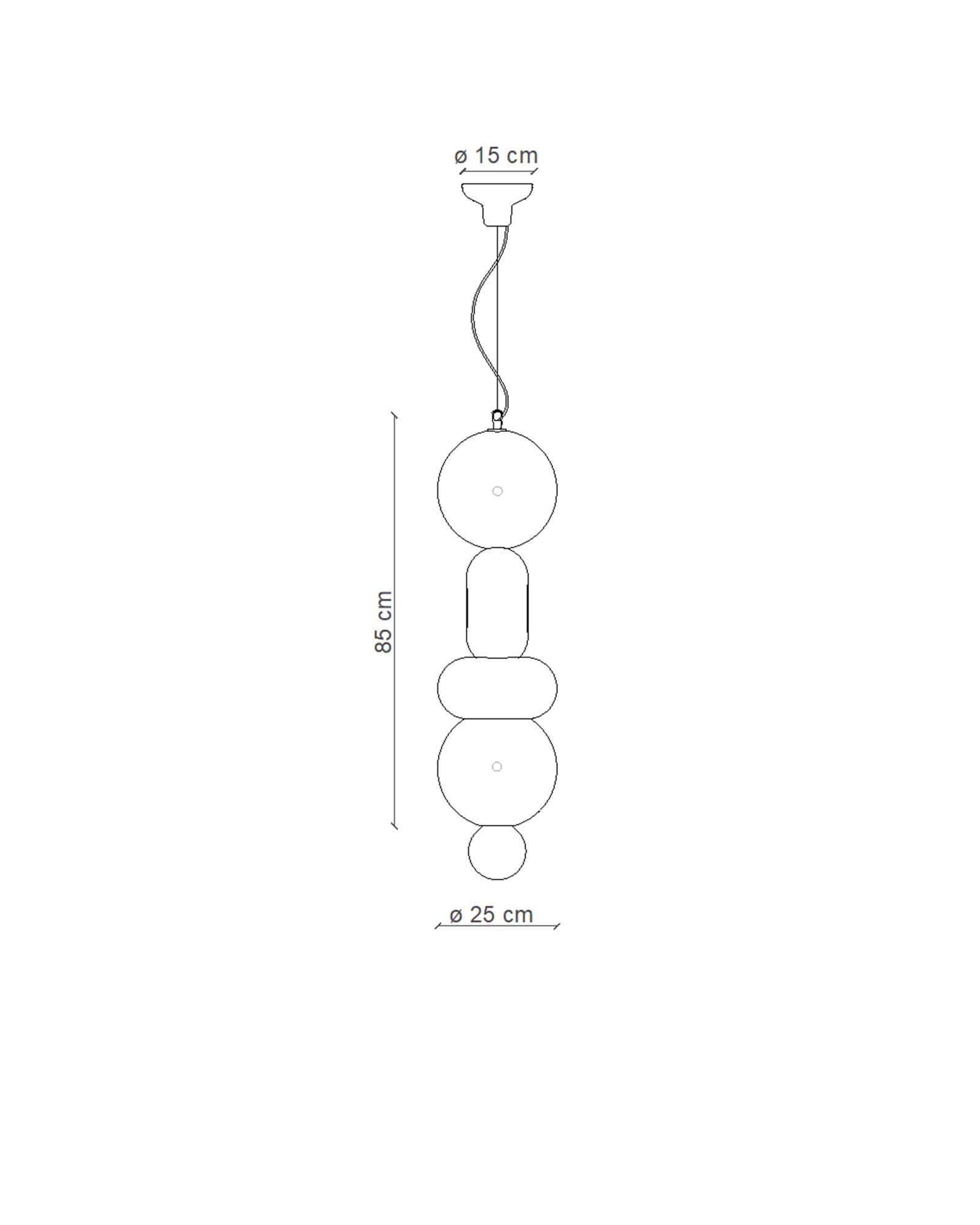 Bumbum 4lt Pendant Light - Ex Display