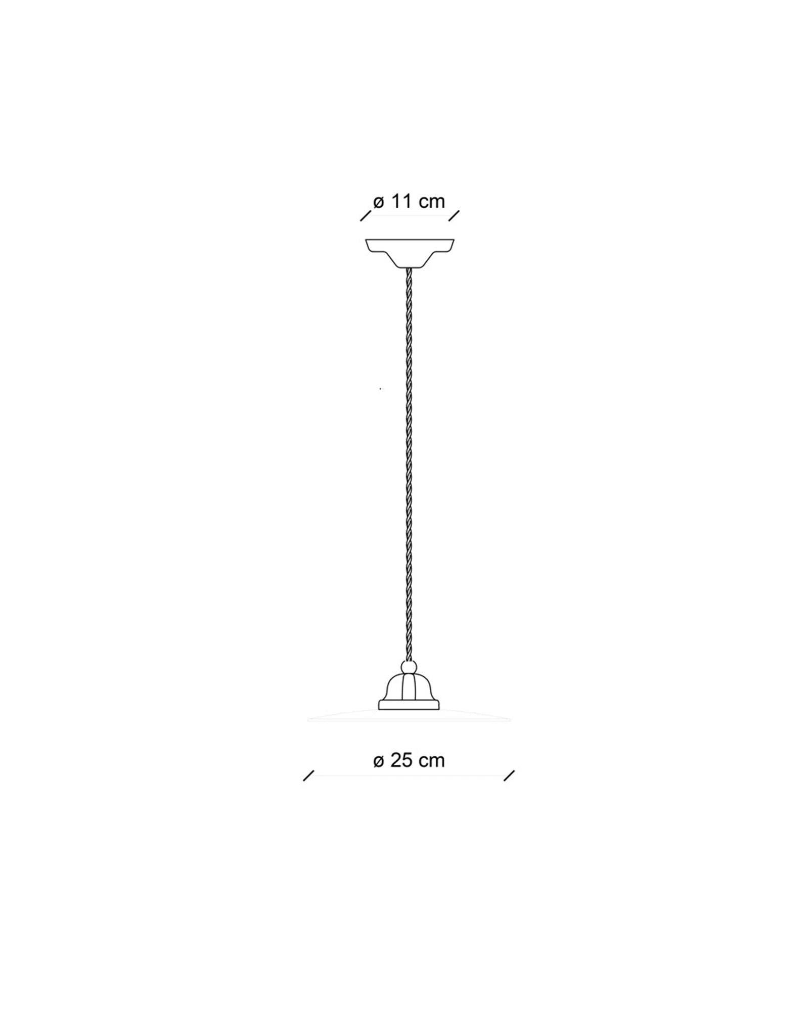 B&W Pendant Light
