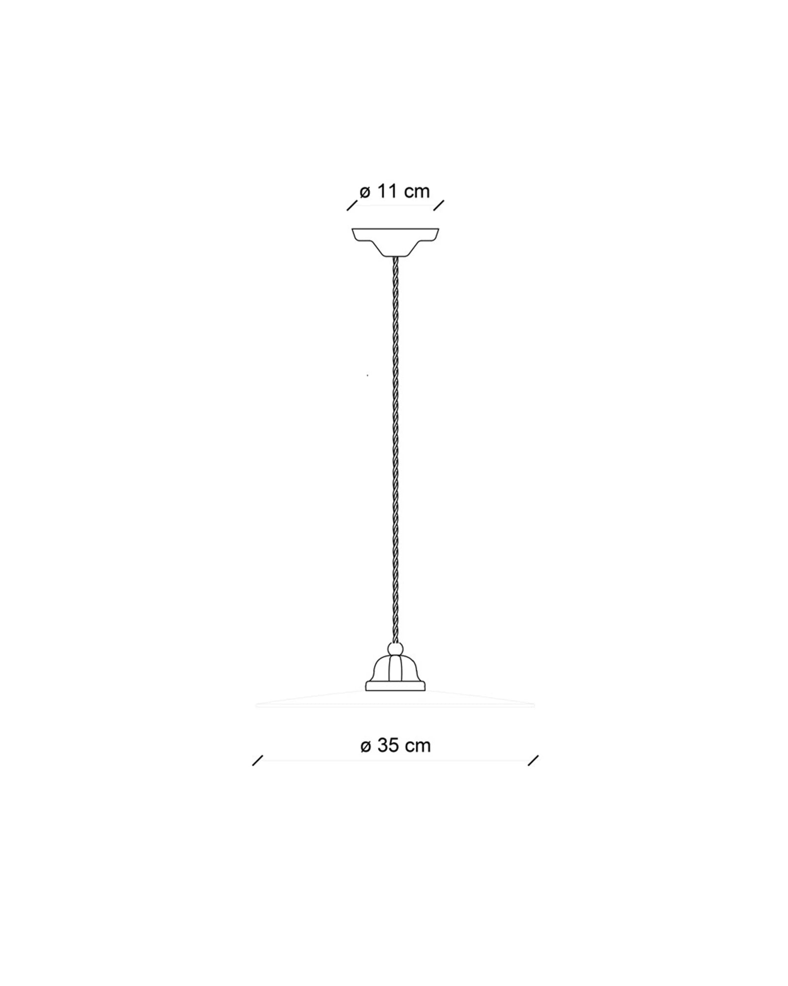 B&W Pendant Light