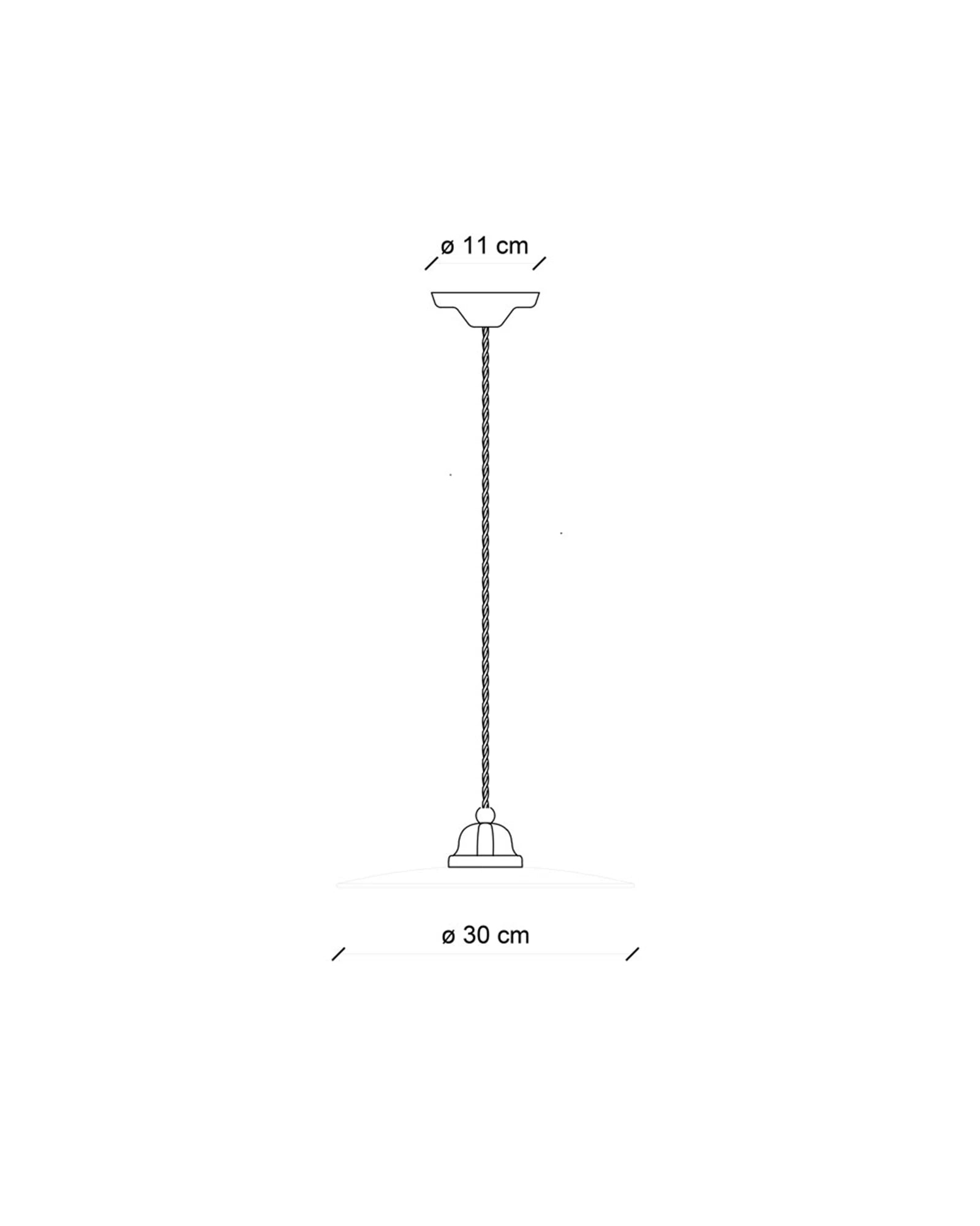 B&W Pendant Light